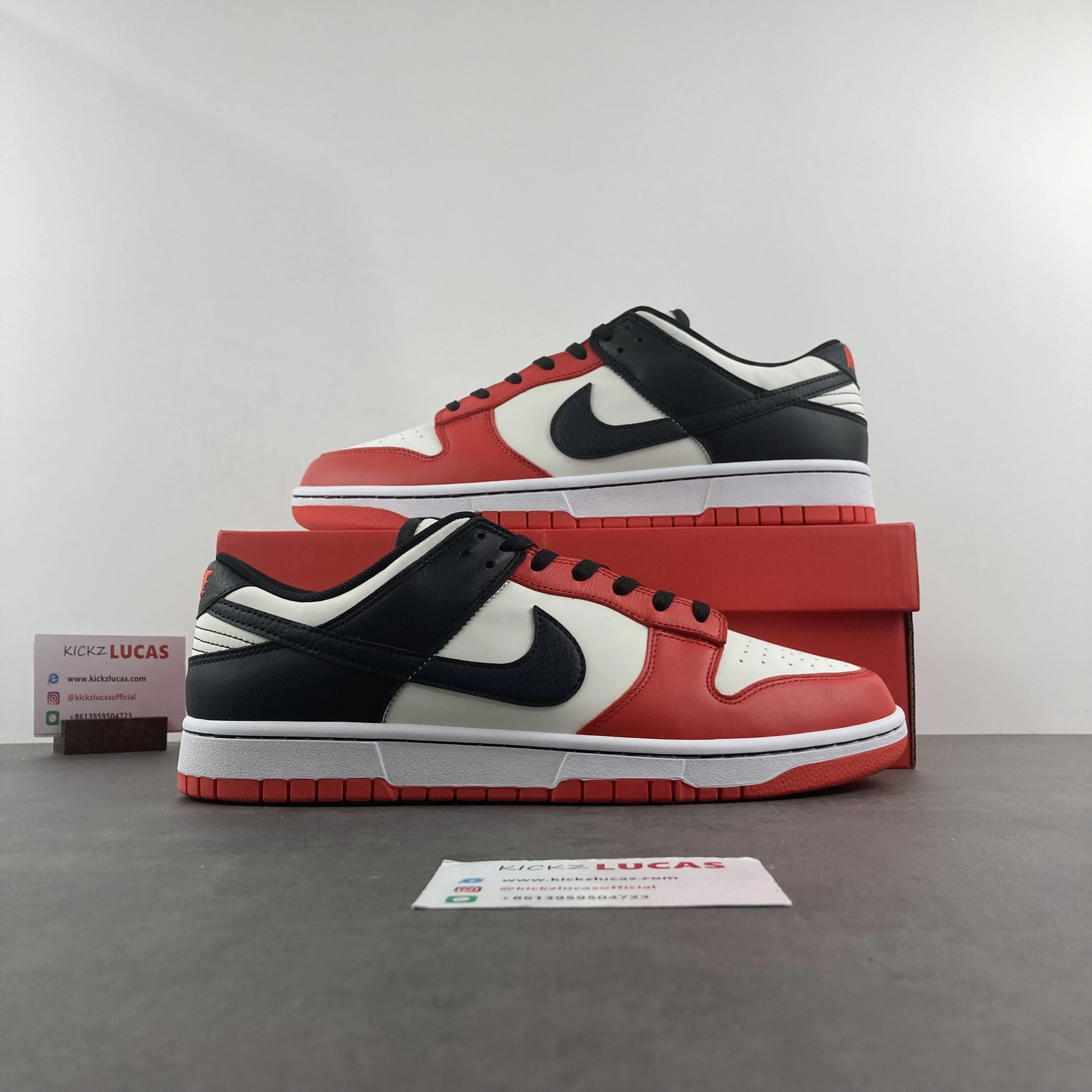 Elegant Dunk Low EMB NBA 75th Anniversary Chicago DD3363- 448