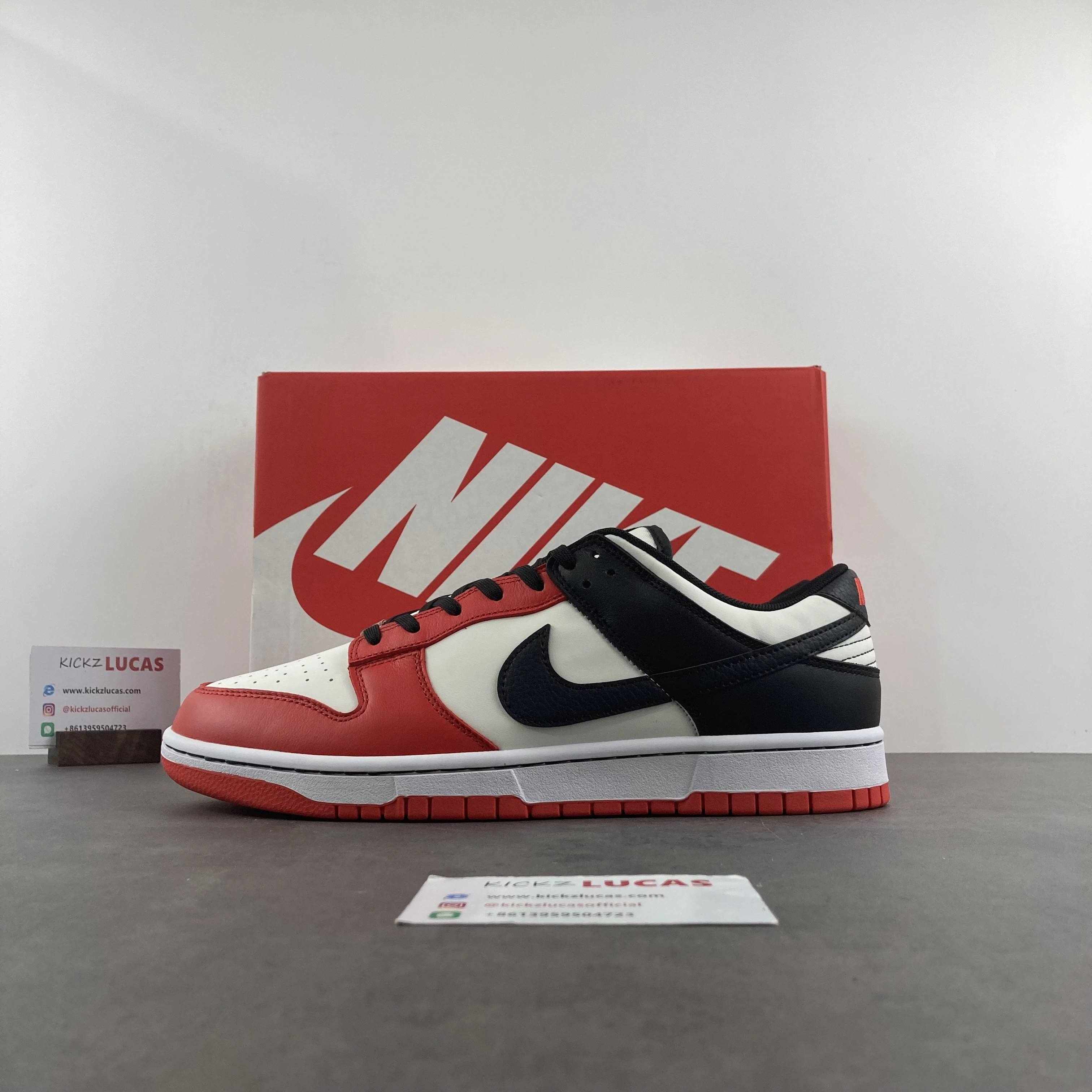 Elegant Dunk Low EMB NBA 75th Anniversary Chicago DD3363- 448