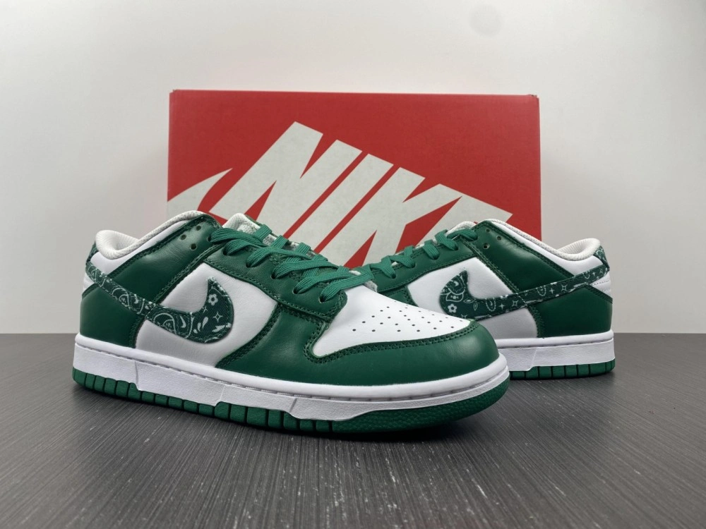 Dunk Low Essential Paisley Pack Green DH4401- Trendy 407