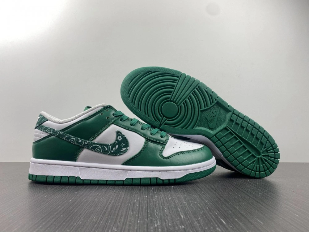 Dunk Low Essential Paisley Pack Green DH4401- Trendy 407