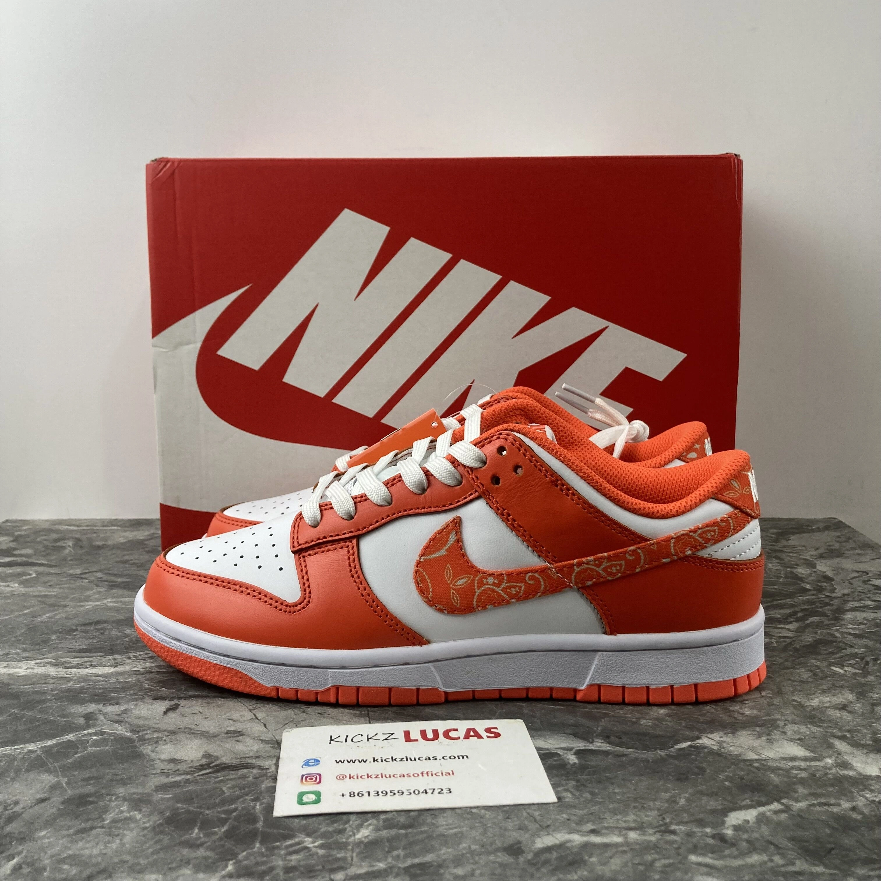 FastDry Dunk Low Essential Paisley Pack Orange DH4401- 364