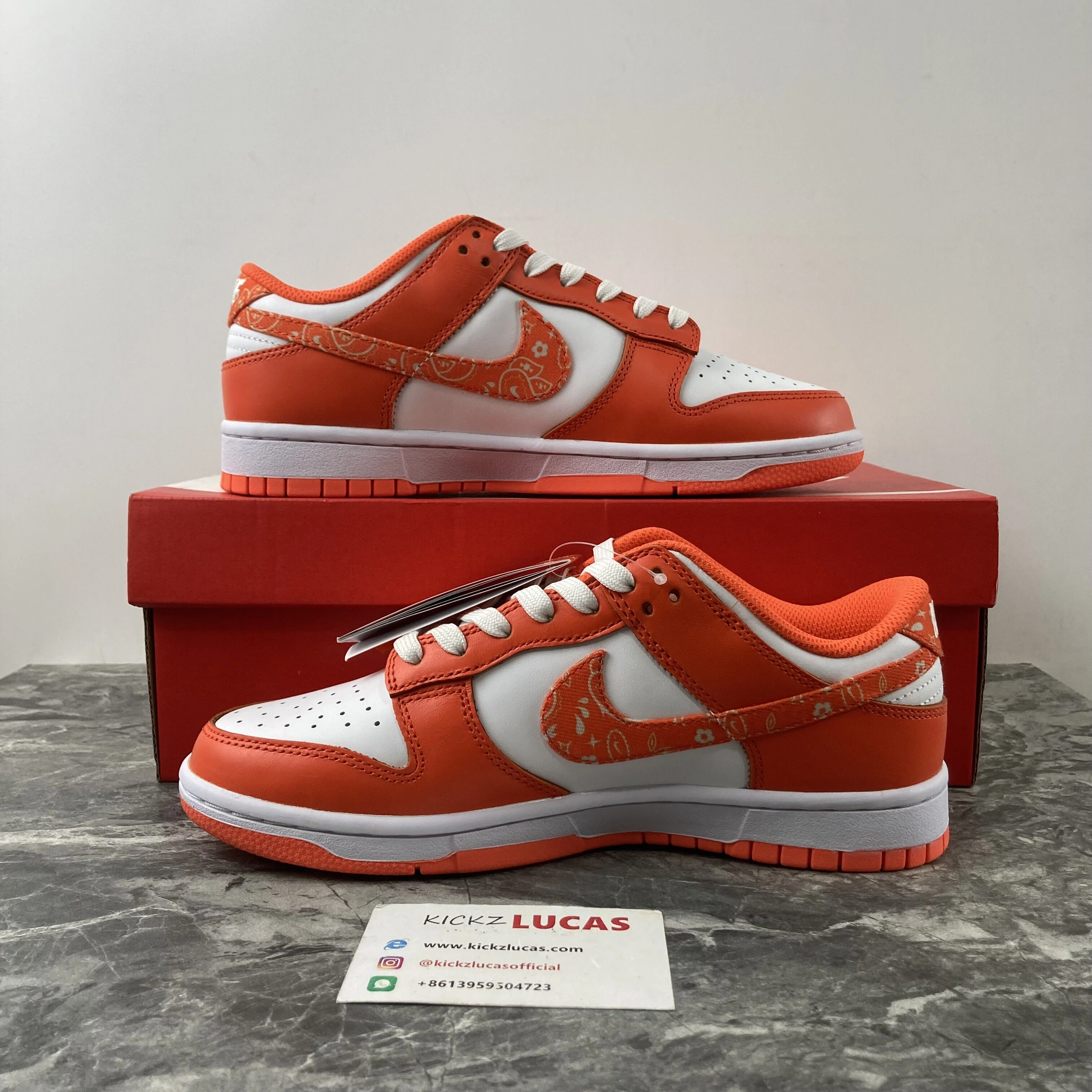FastDry Dunk Low Essential Paisley Pack Orange DH4401- 364