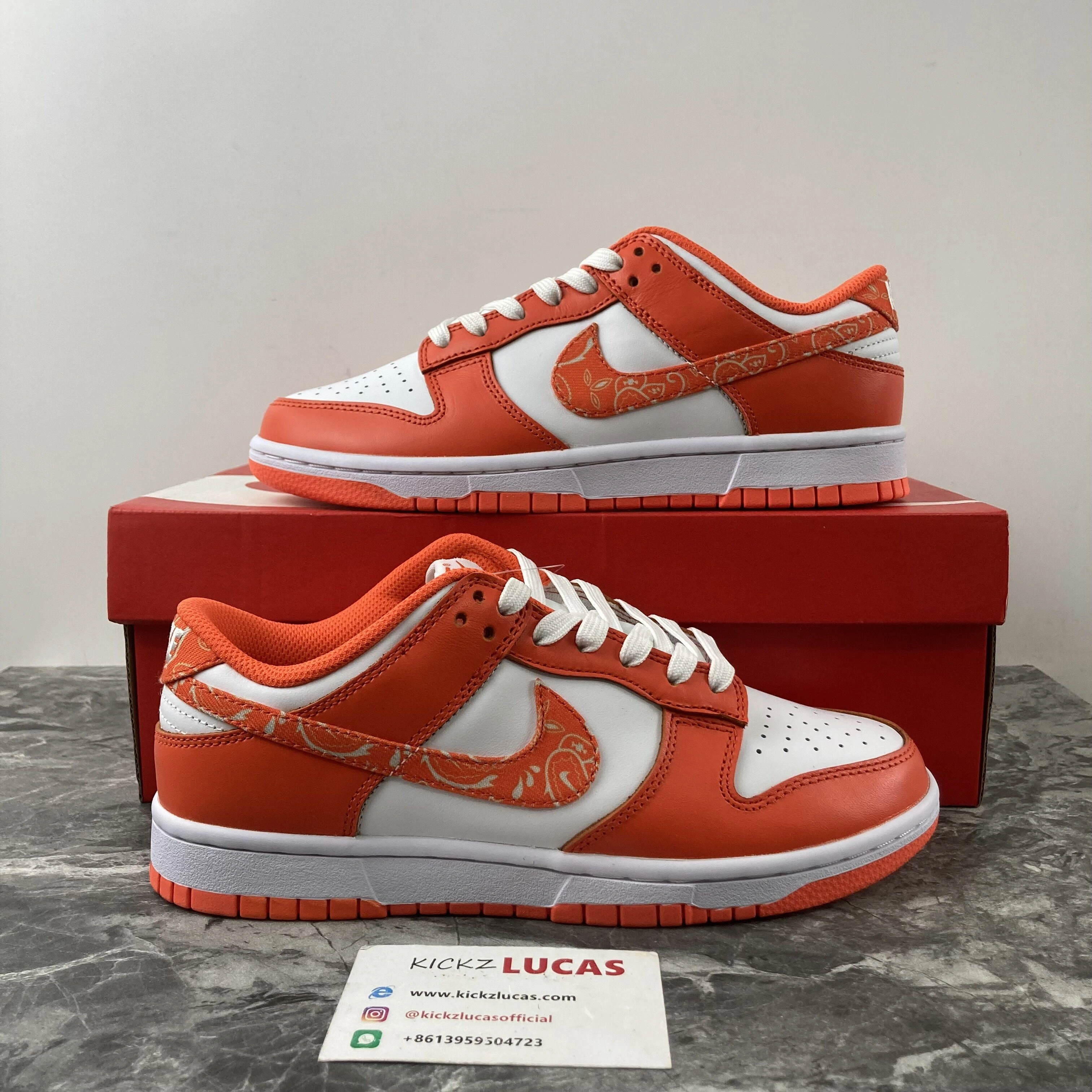 FastDry Dunk Low Essential Paisley Pack Orange DH4401- 364