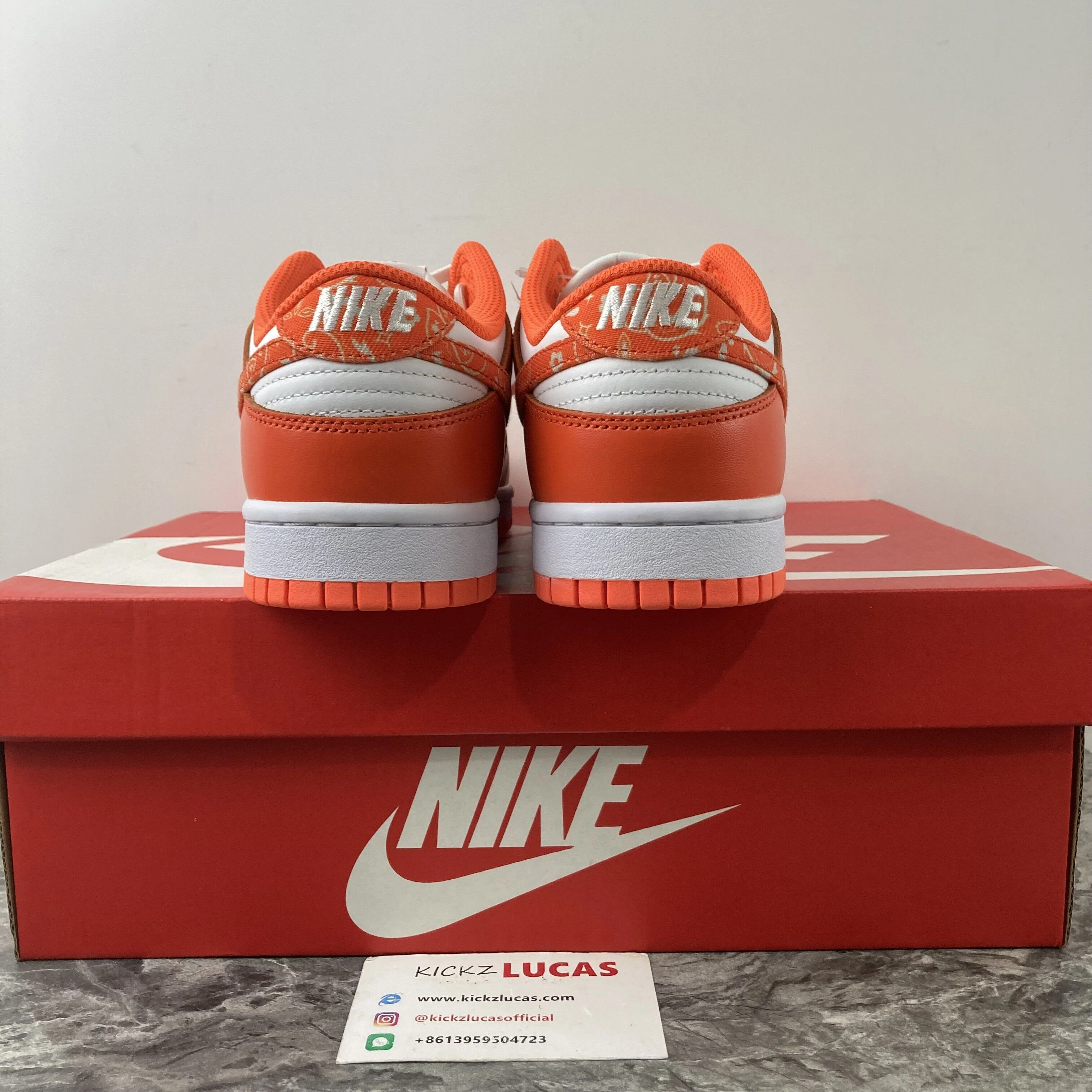 FastDry Dunk Low Essential Paisley Pack Orange DH4401- 364