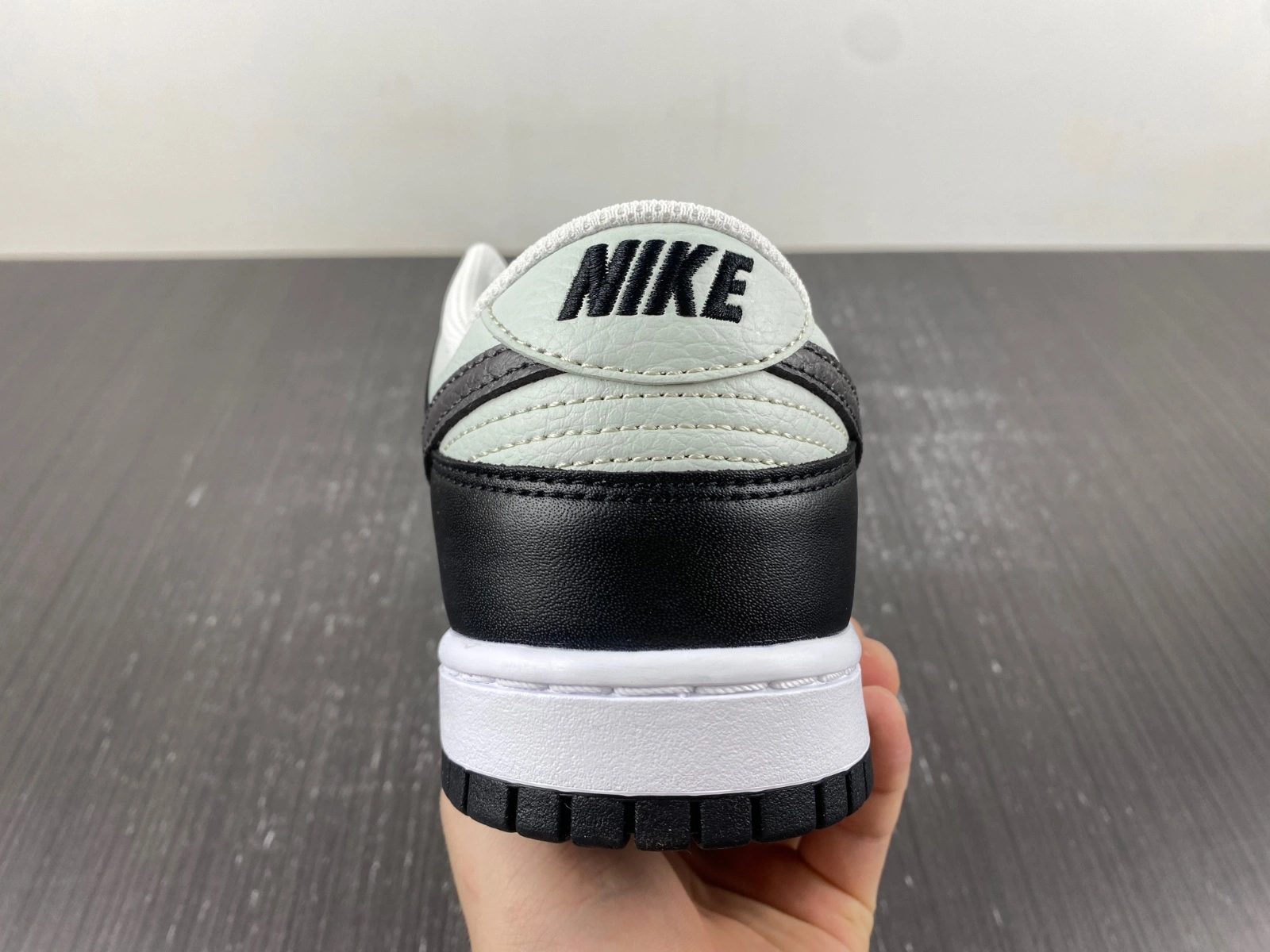 Dunk Low Grey Black Orange Mini Swoosh FN7808- Breathable 183