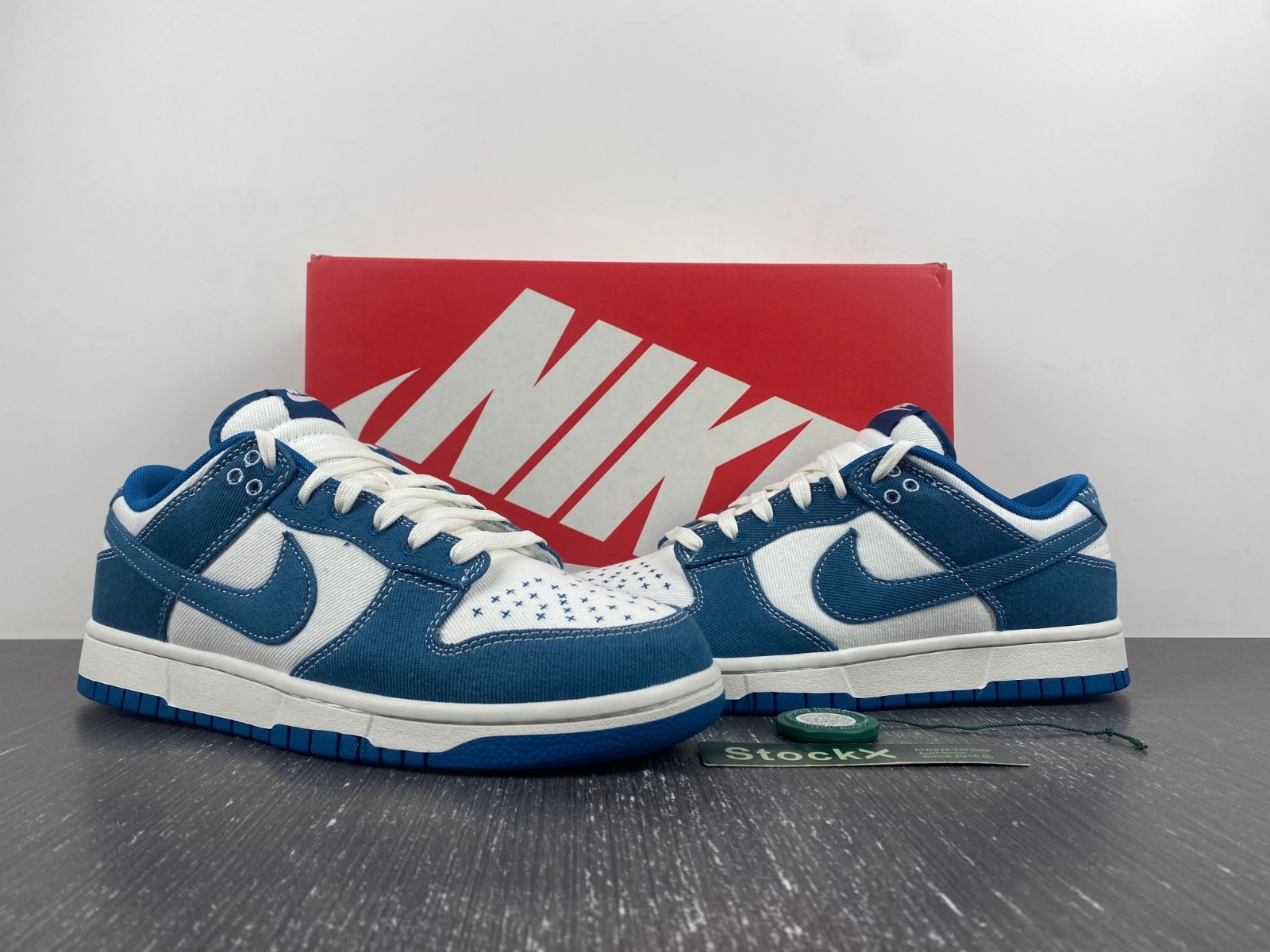 Dunk Low Industrial Blue Sashiko DV0834- MoistureWicking 187
