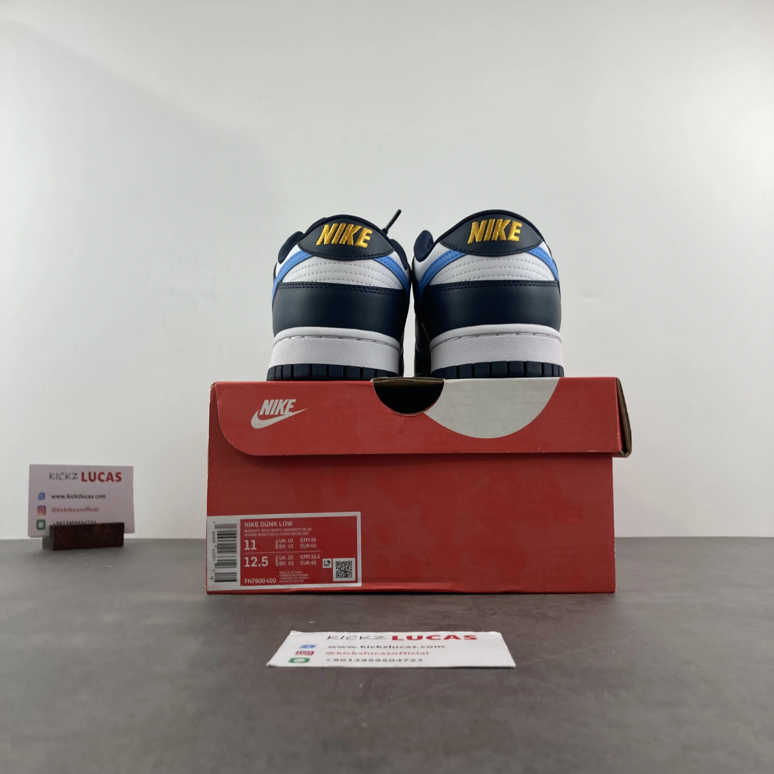 UrbanChic Dunk Low Midnight Navy University Blue FN7800- 157