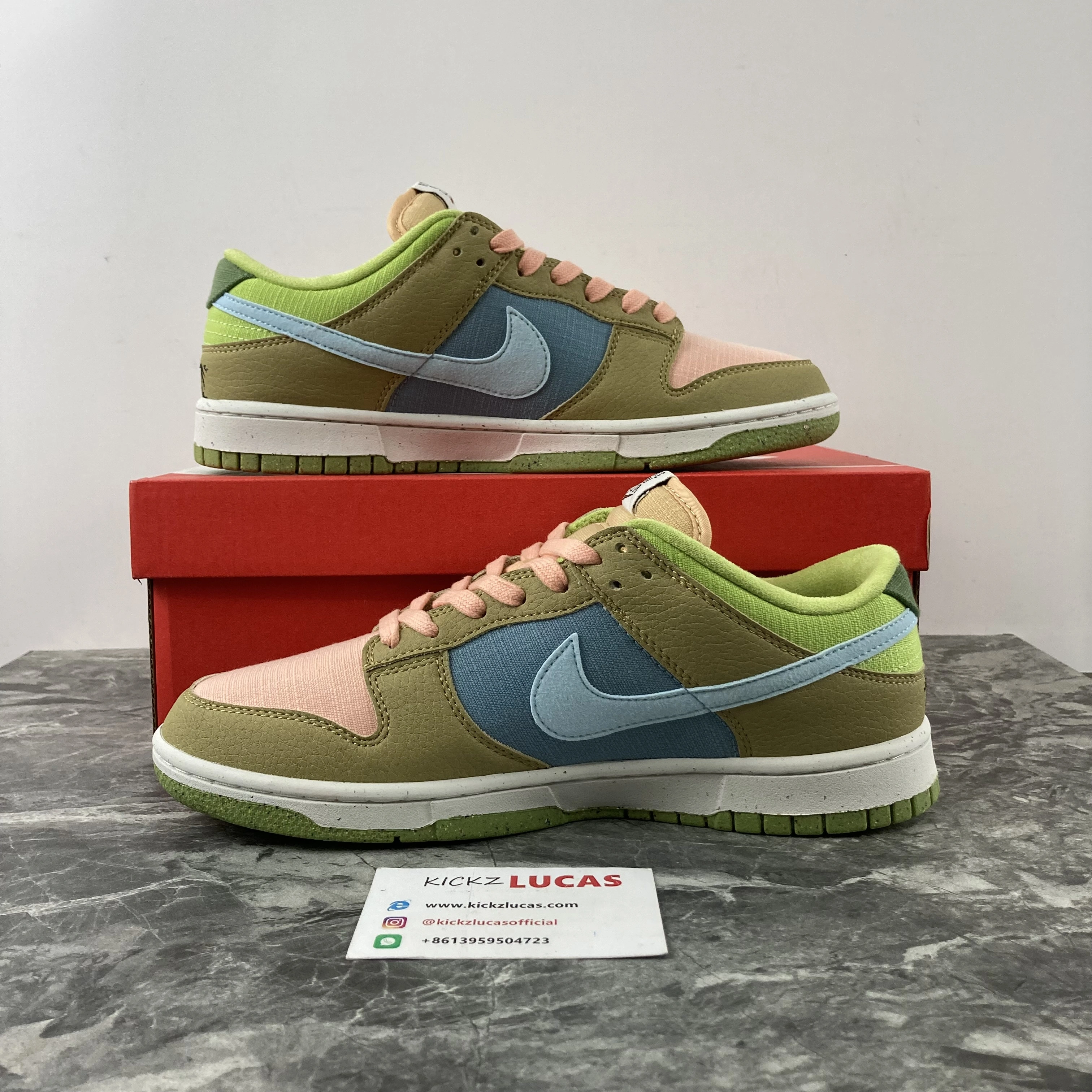 WrinkleFree Dunk Low Next Nature Sun Club Arctic Orange DM0583- 309