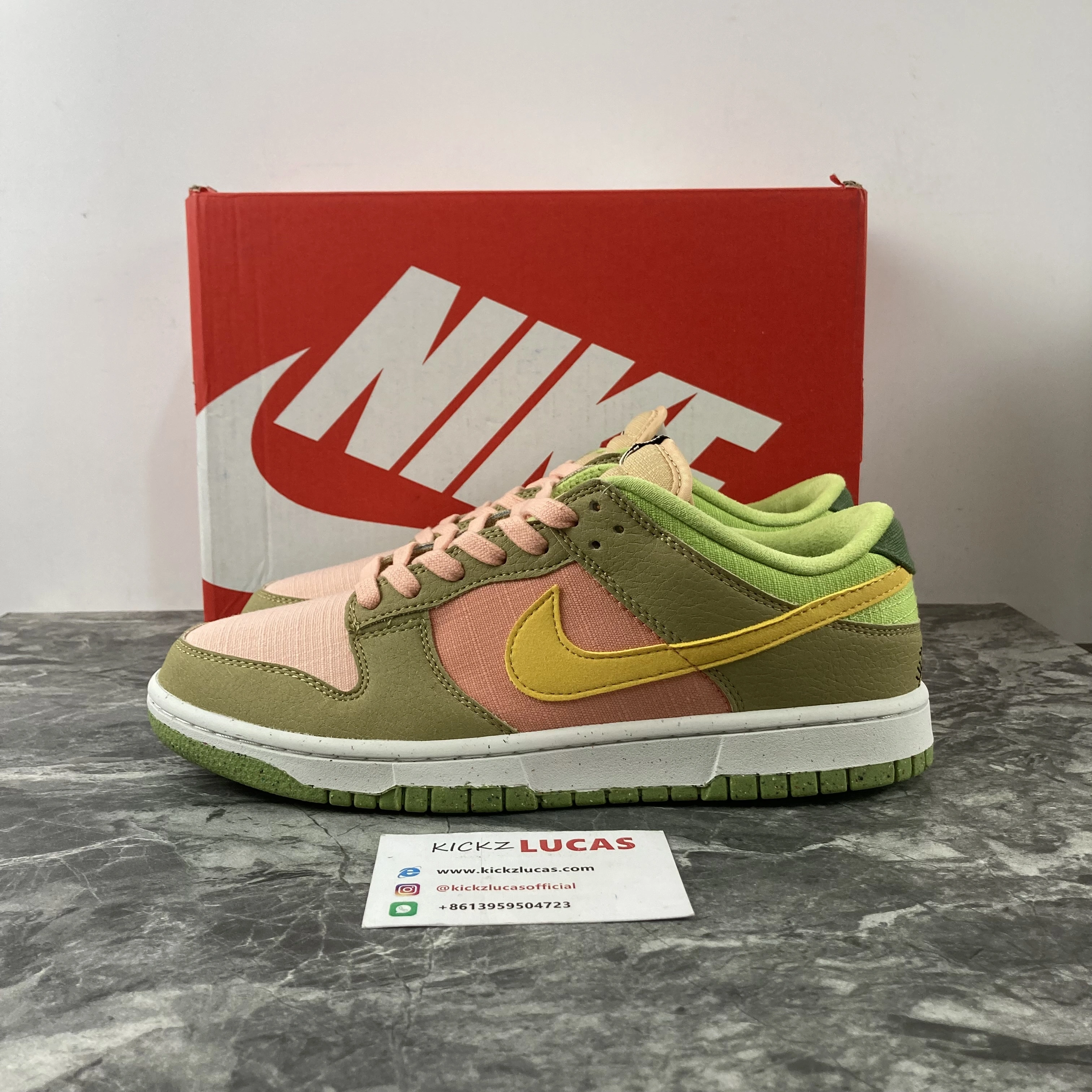 WrinkleFree Dunk Low Next Nature Sun Club Arctic Orange DM0583- 309