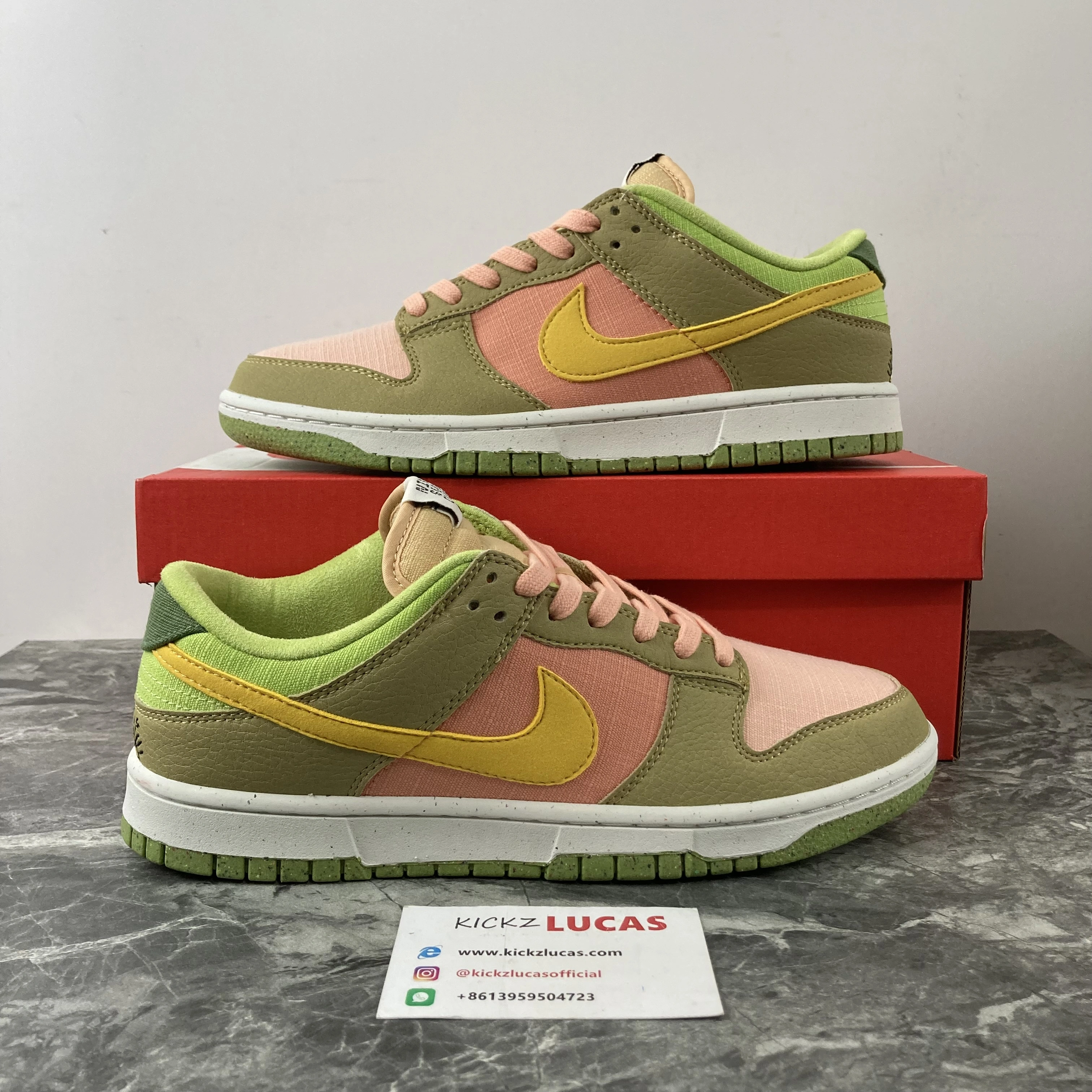 WrinkleFree Dunk Low Next Nature Sun Club Arctic Orange DM0583- 309