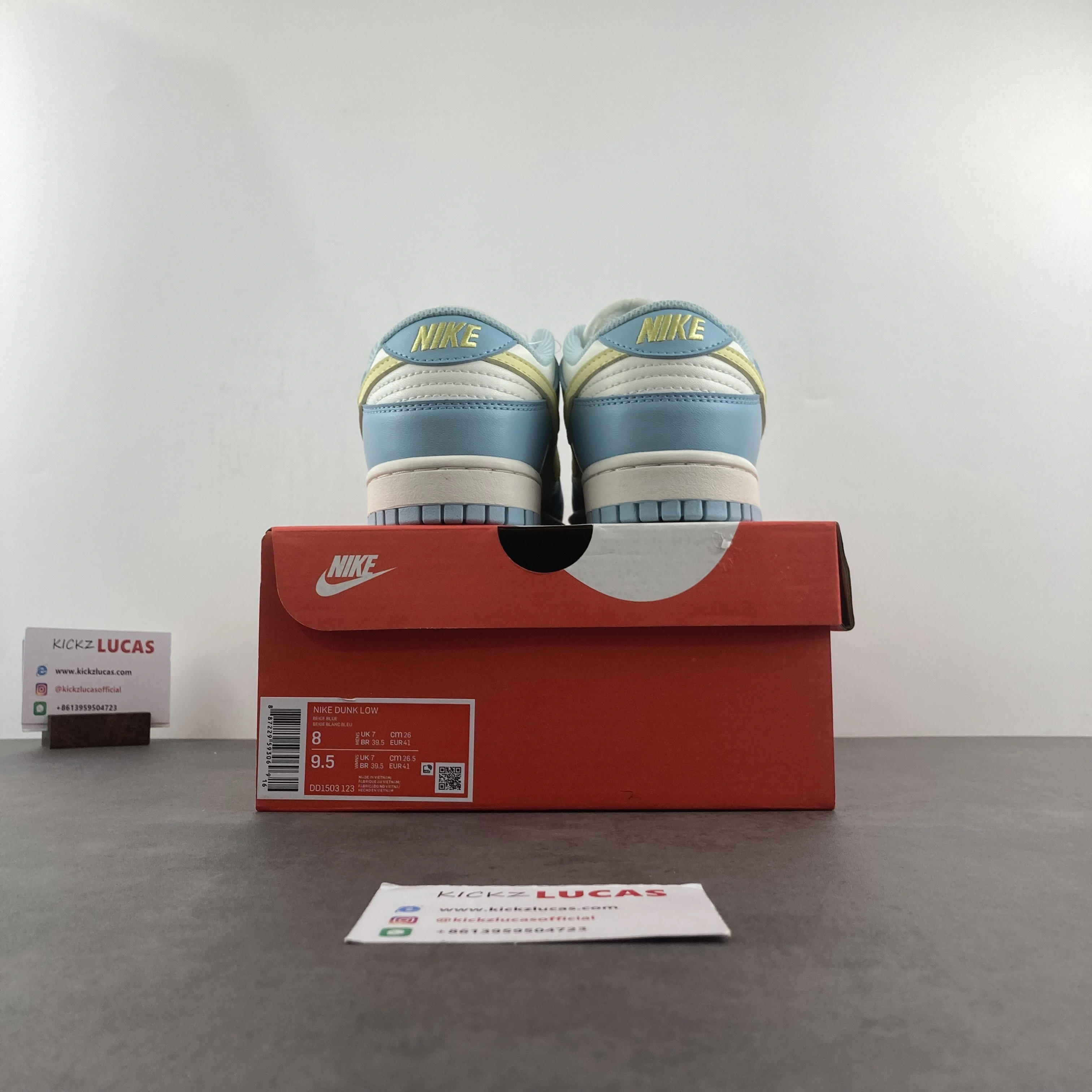 Durable Dunk Low Ocean Bliss Citron Tint DD1503- 207