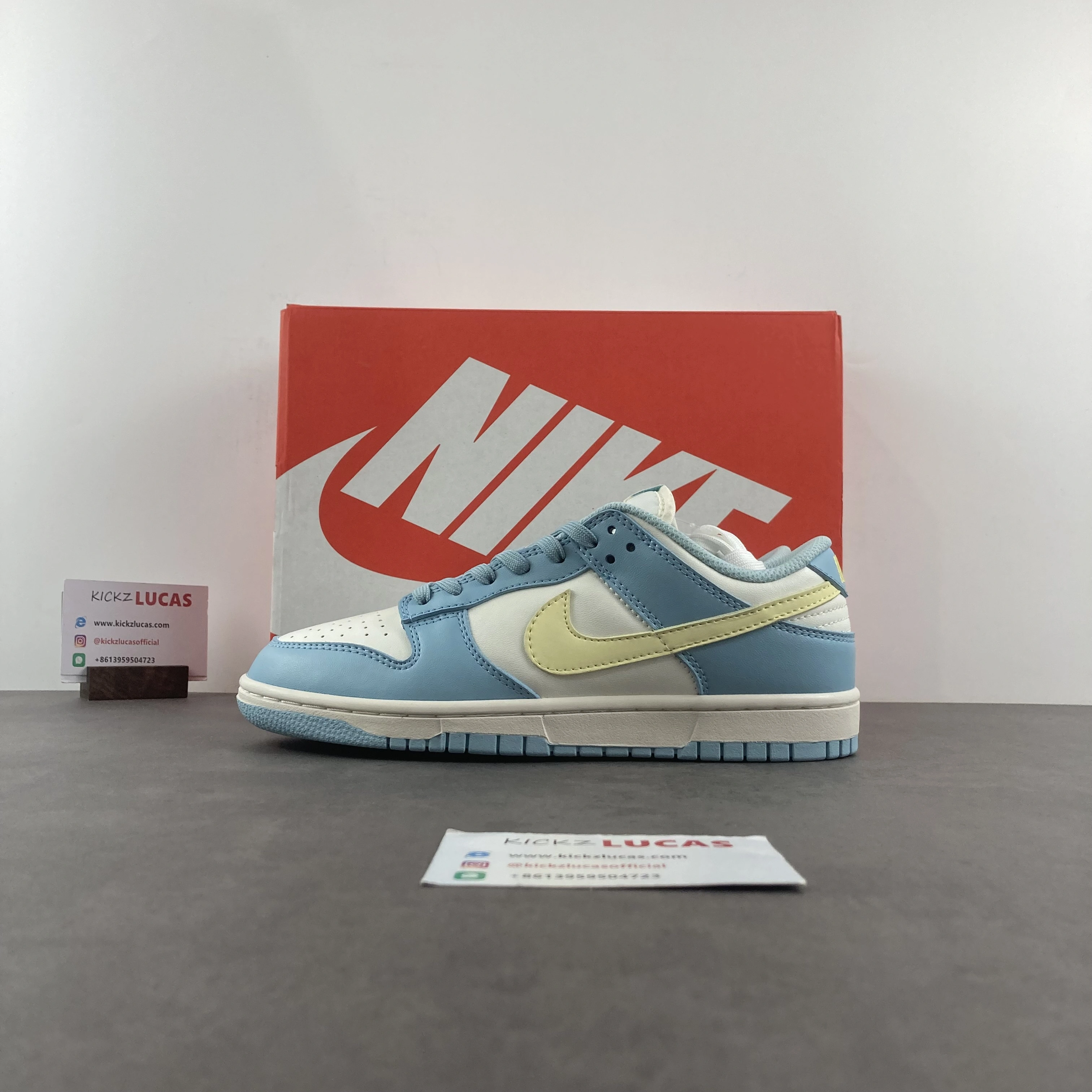 Durable Dunk Low Ocean Bliss Citron Tint DD1503- 207