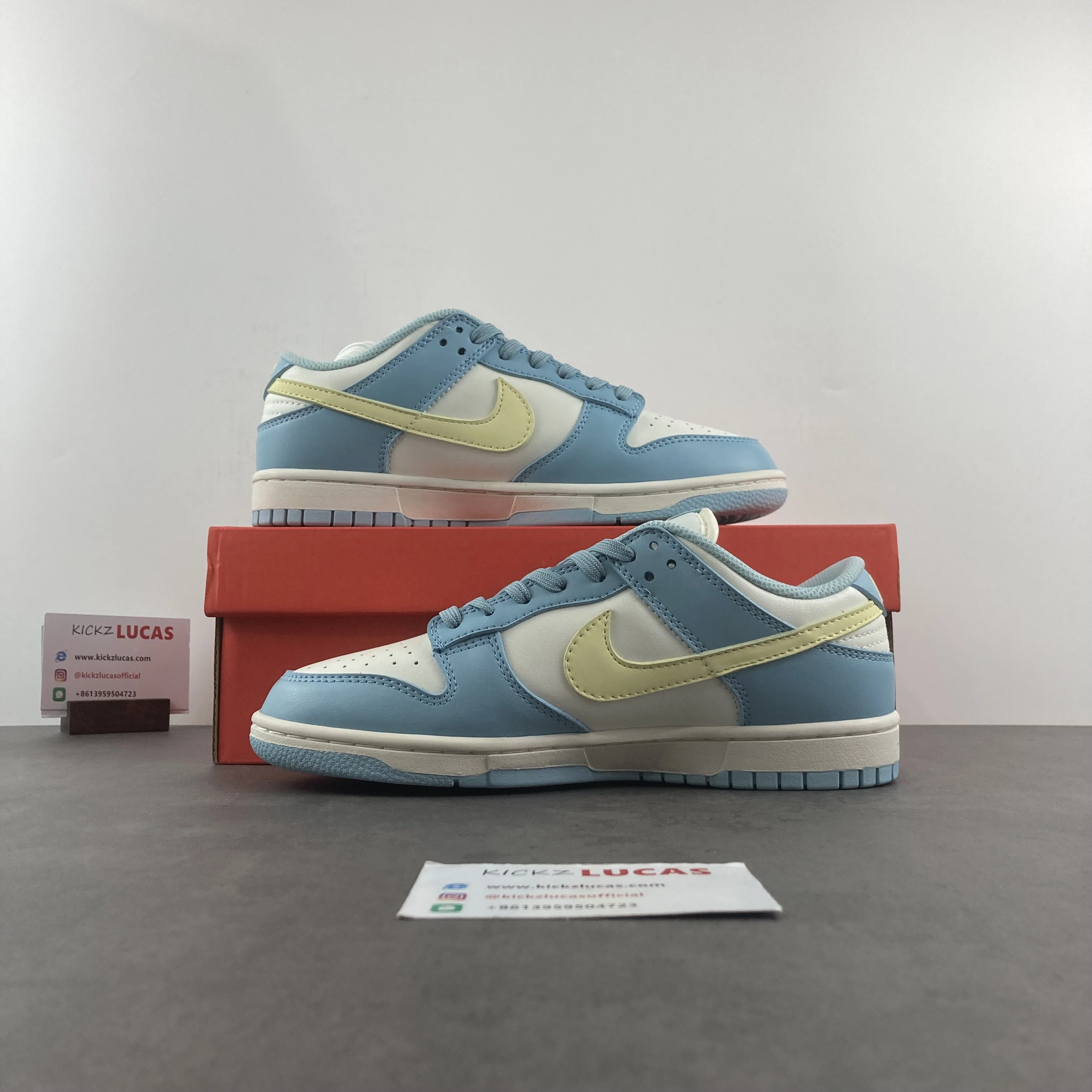 Durable Dunk Low Ocean Bliss Citron Tint DD1503- 207