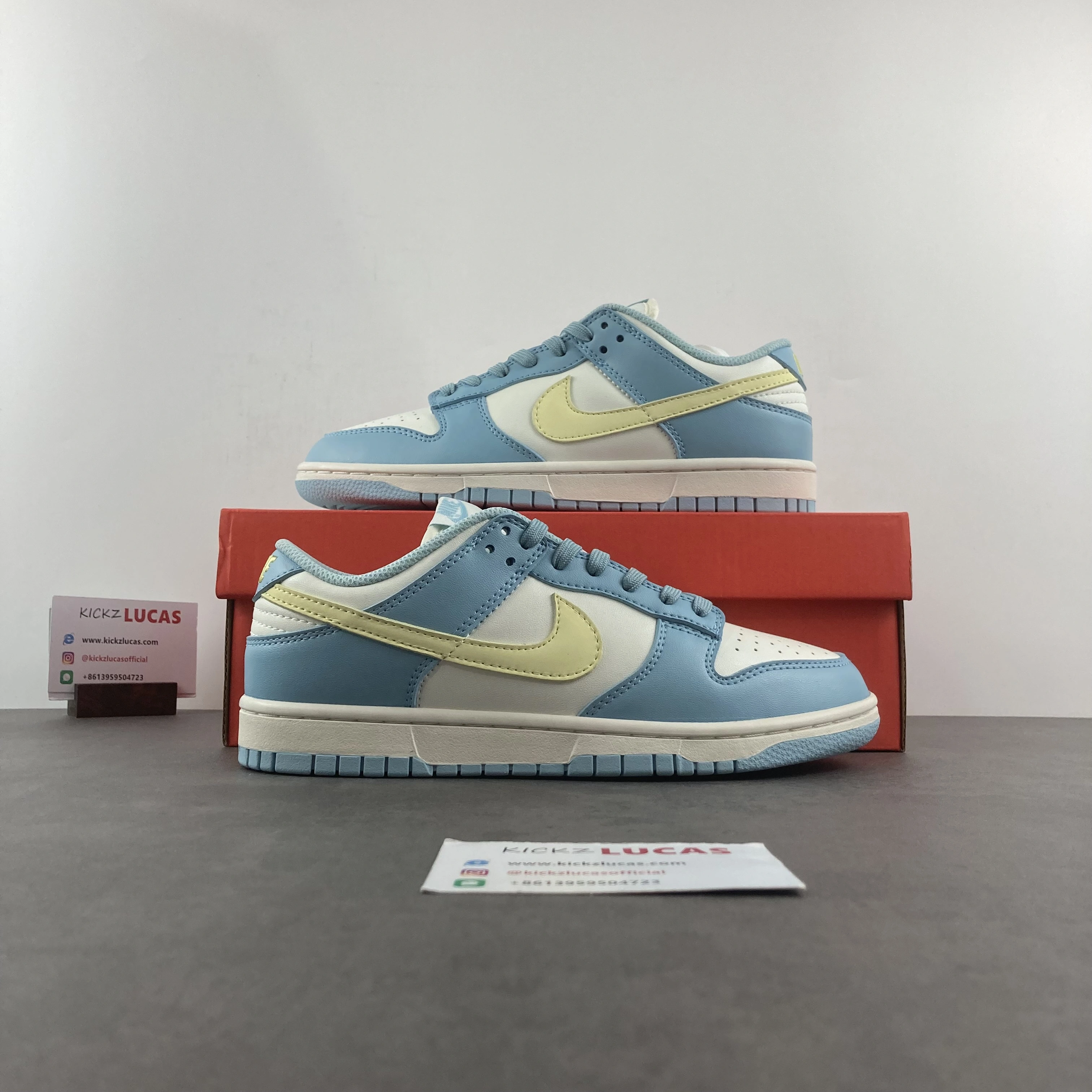 Durable Dunk Low Ocean Bliss Citron Tint DD1503- 207