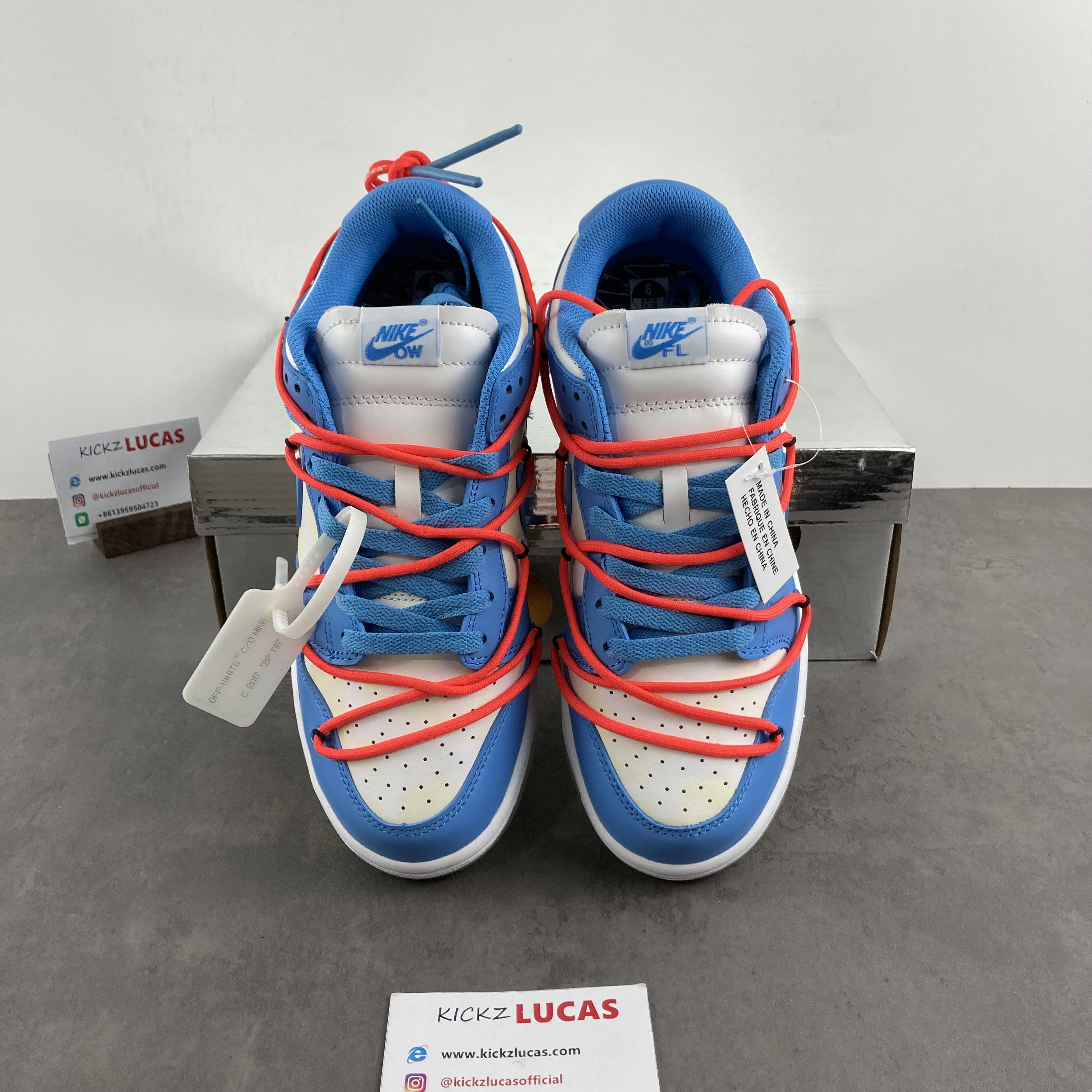 Dunk Low Off-White Futura UNC CT0856- Timeless 609