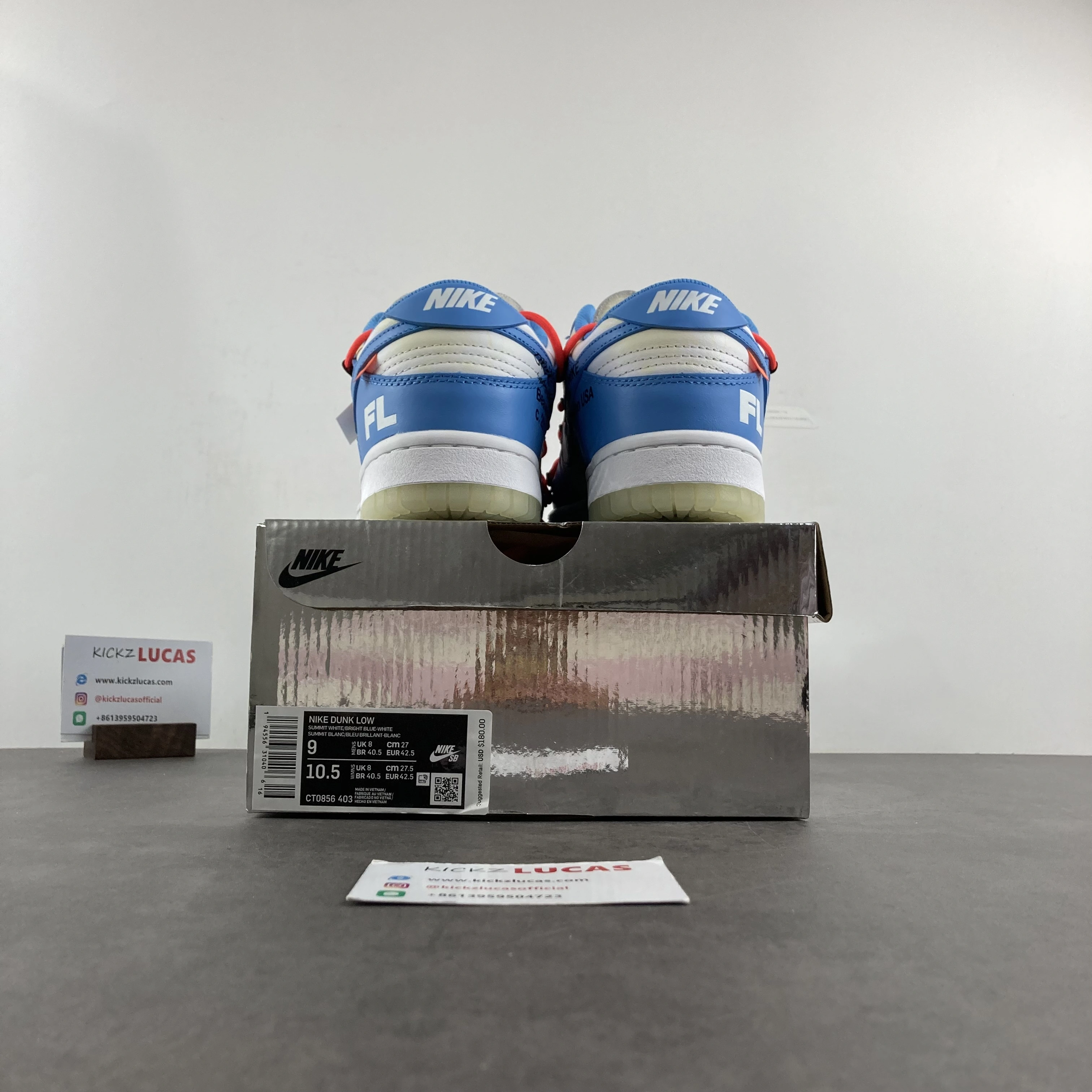 Dunk Low Off-White Futura UNC CT0856- Timeless 609