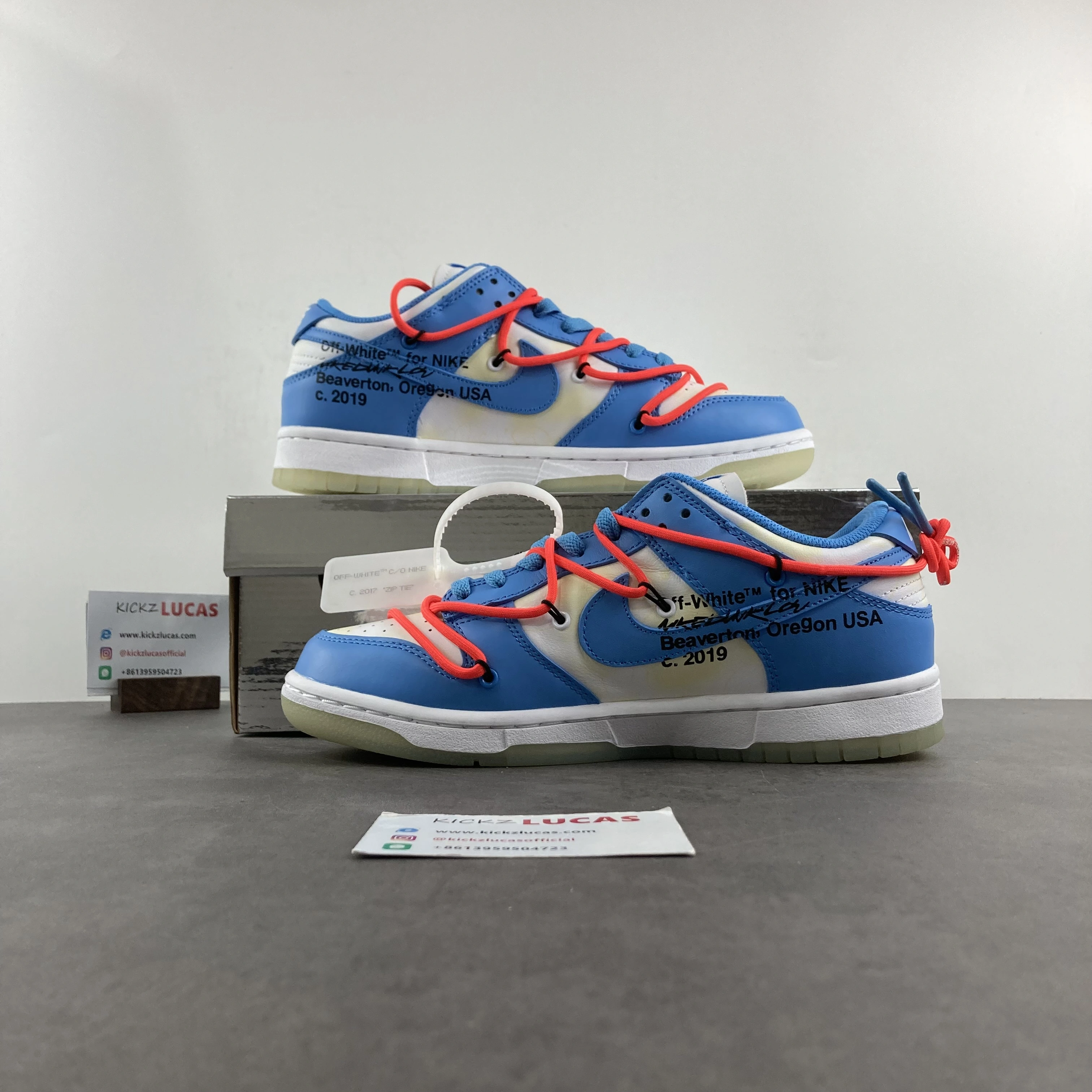 Dunk Low Off-White Futura UNC CT0856- Timeless 609