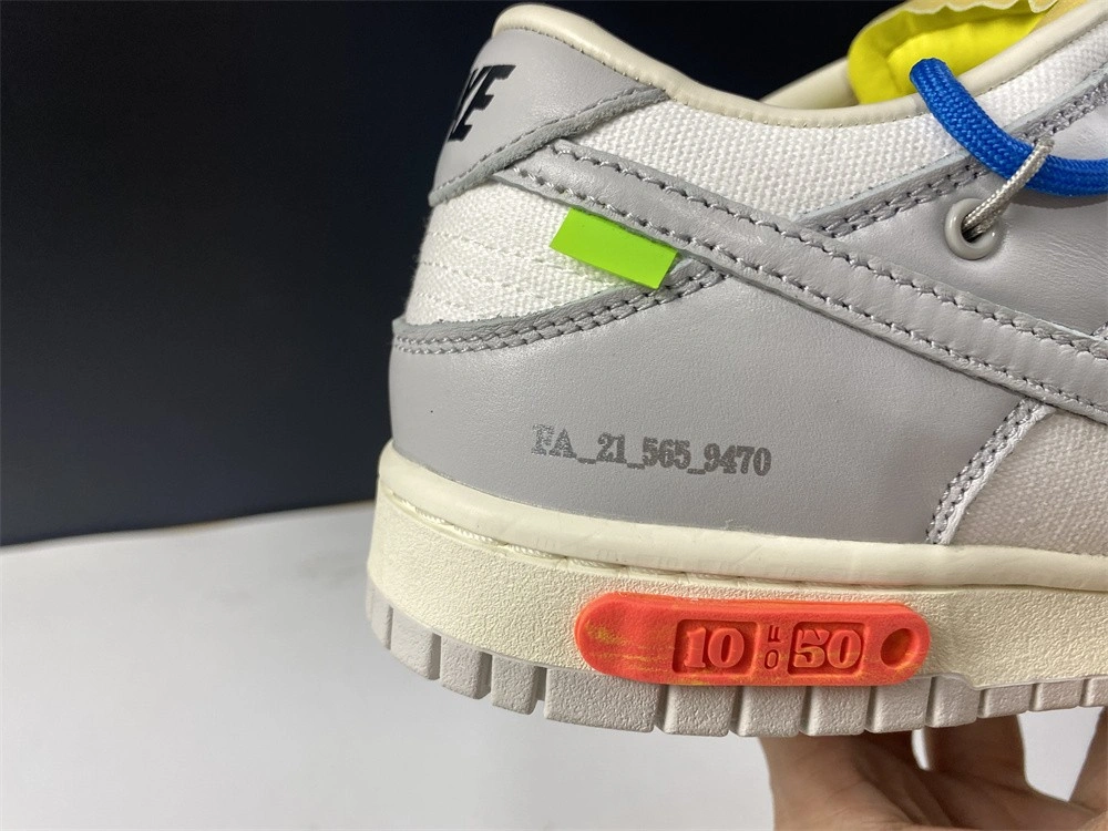 Resilient Dunk Low Off-White Lot 10 DM1602- 450