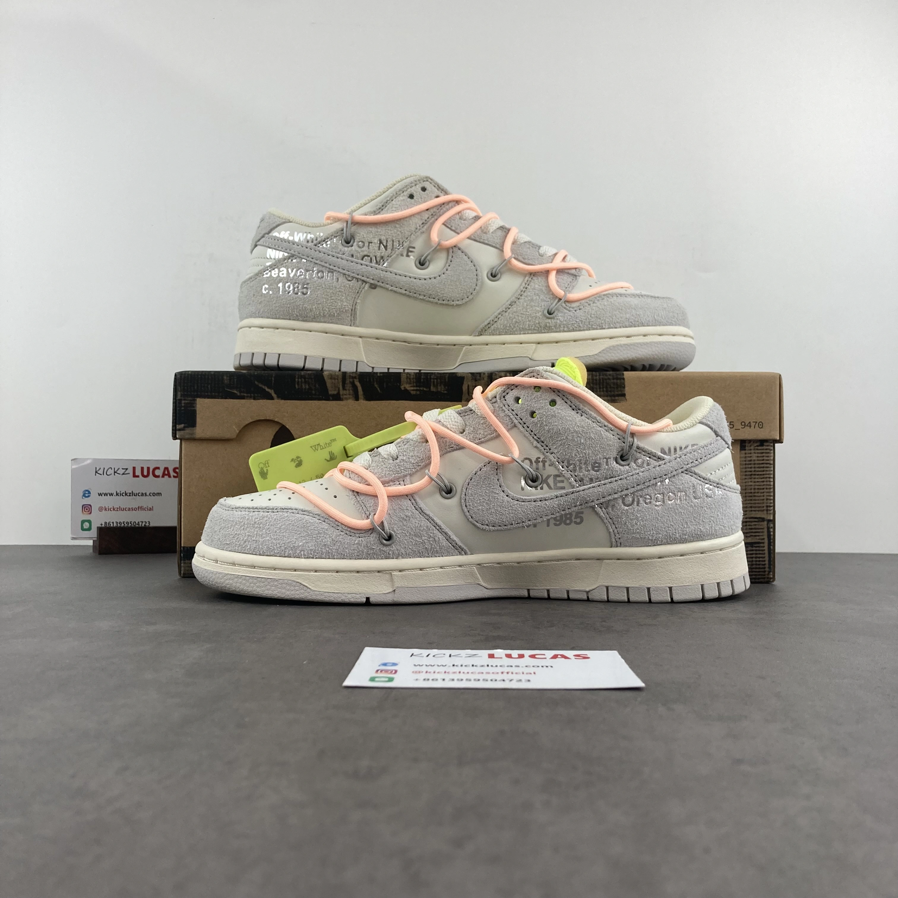Dunk Low Off-White Lot 12 DJ0950- Snug 311