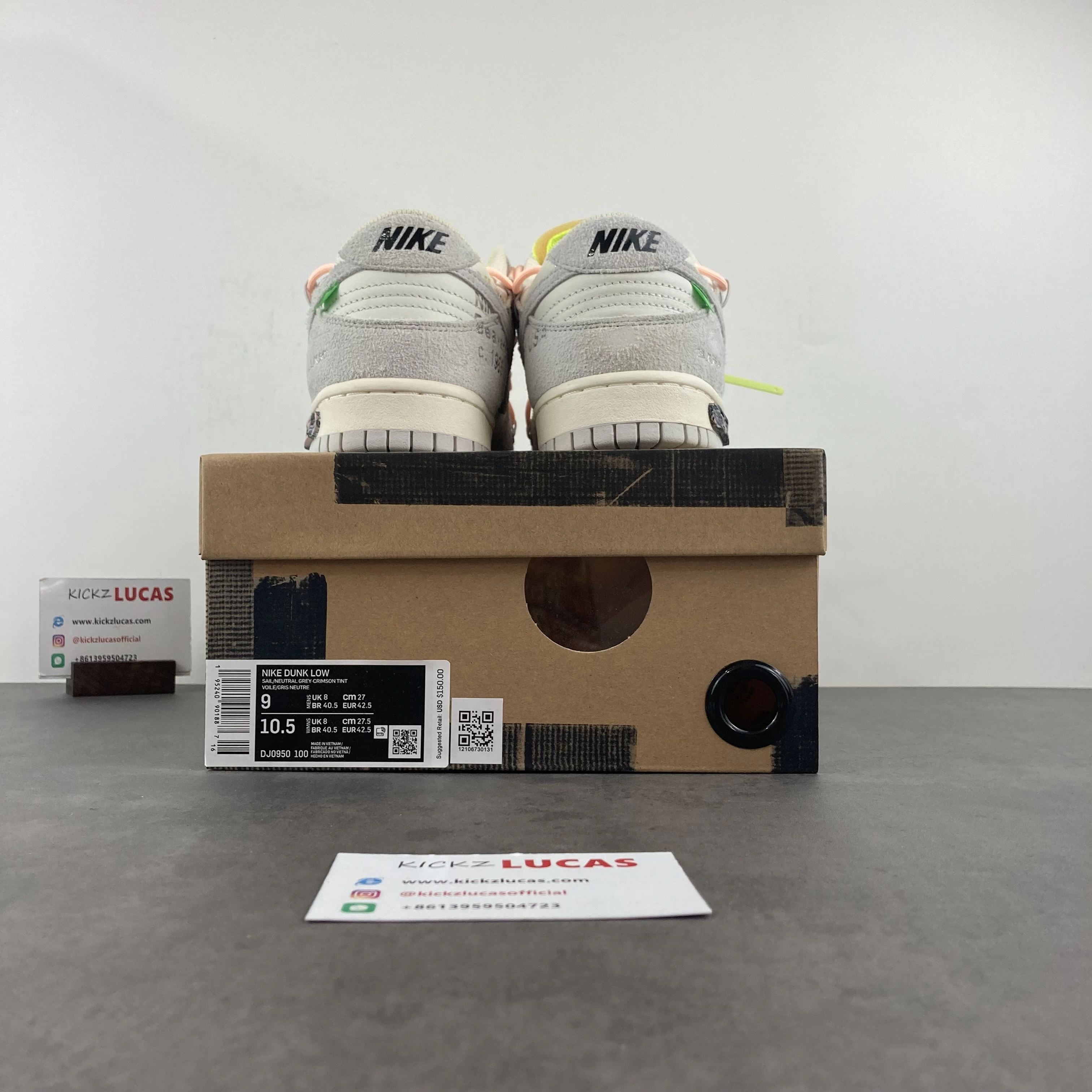 Dunk Low Off-White Lot 12 DJ0950- Snug 311