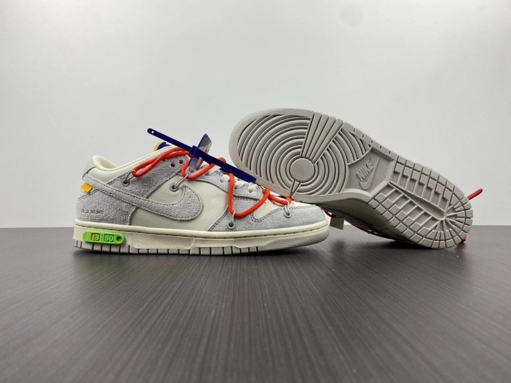FastDry Dunk Low Off-White Lot 13 DJ0950- 429