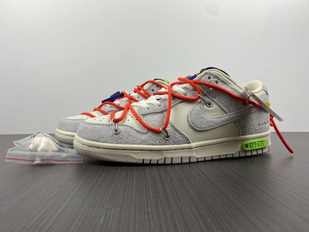 FastDry Dunk Low Off-White Lot 13 DJ0950- 429