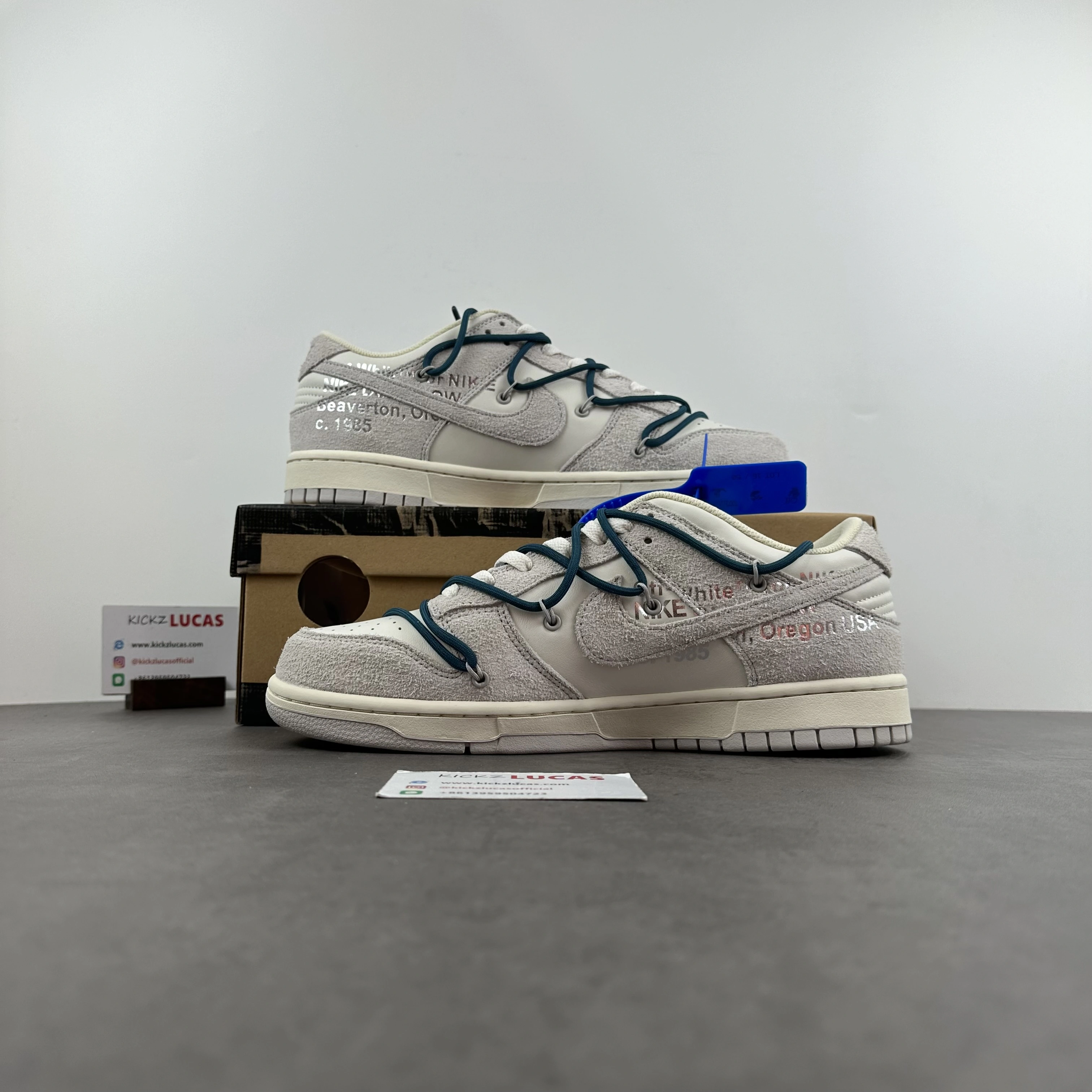 Comfortable Dunk Low Off-White Lot 16 DJ0950- 447
