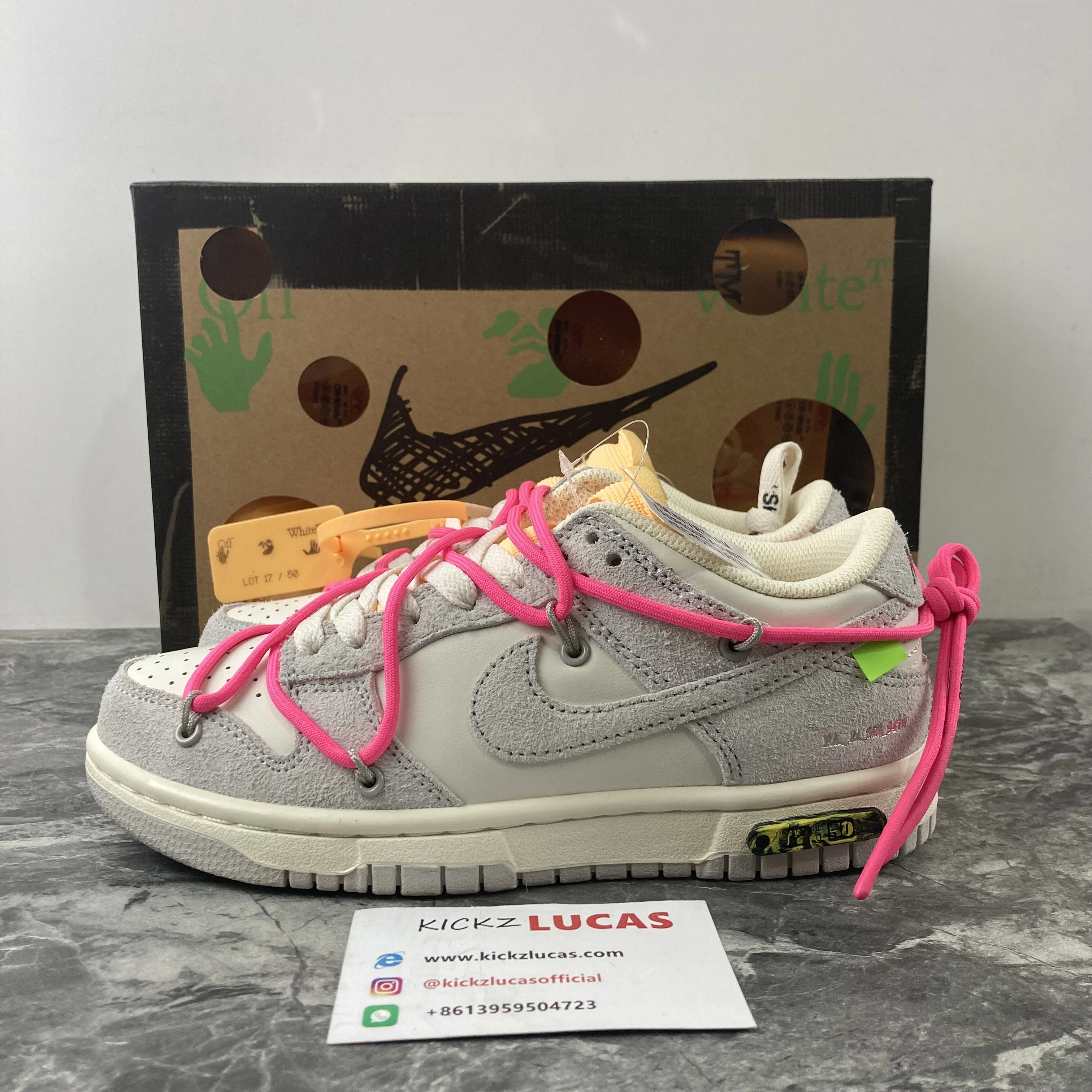 Dunk Low Off-White Lot 17 DJ0950- SoftTouch 476