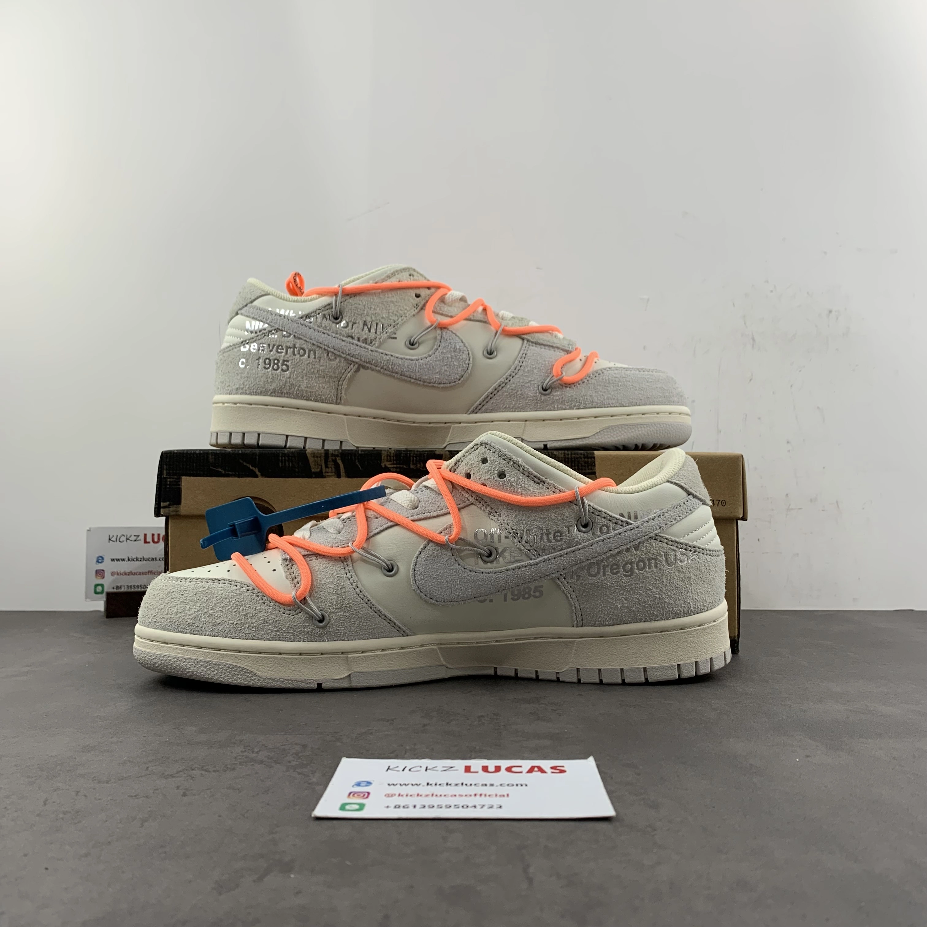 Dunk Low Off-White Lot 19 DJ0950- Vibrant 431