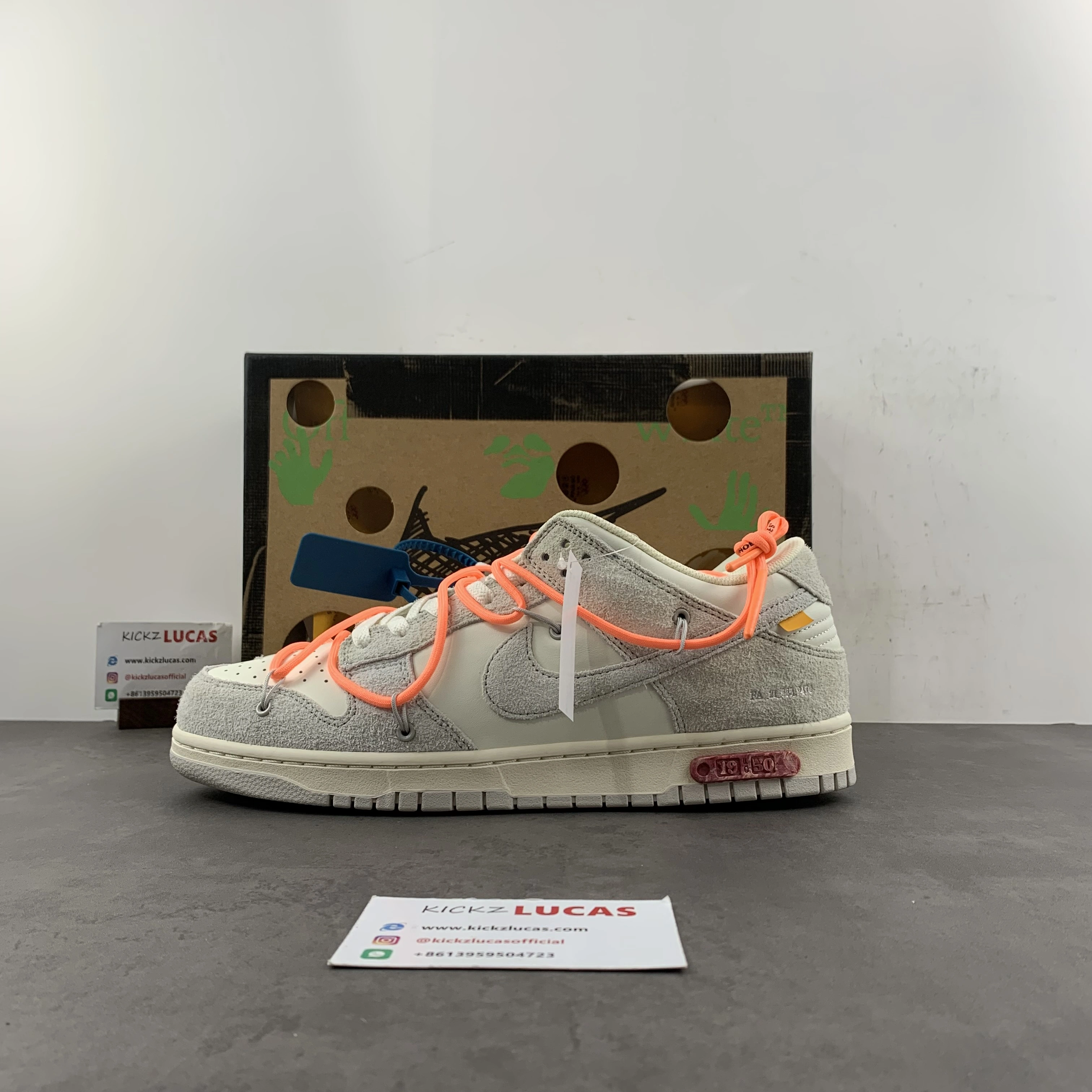 Dunk Low Off-White Lot 19 DJ0950- Vibrant 431