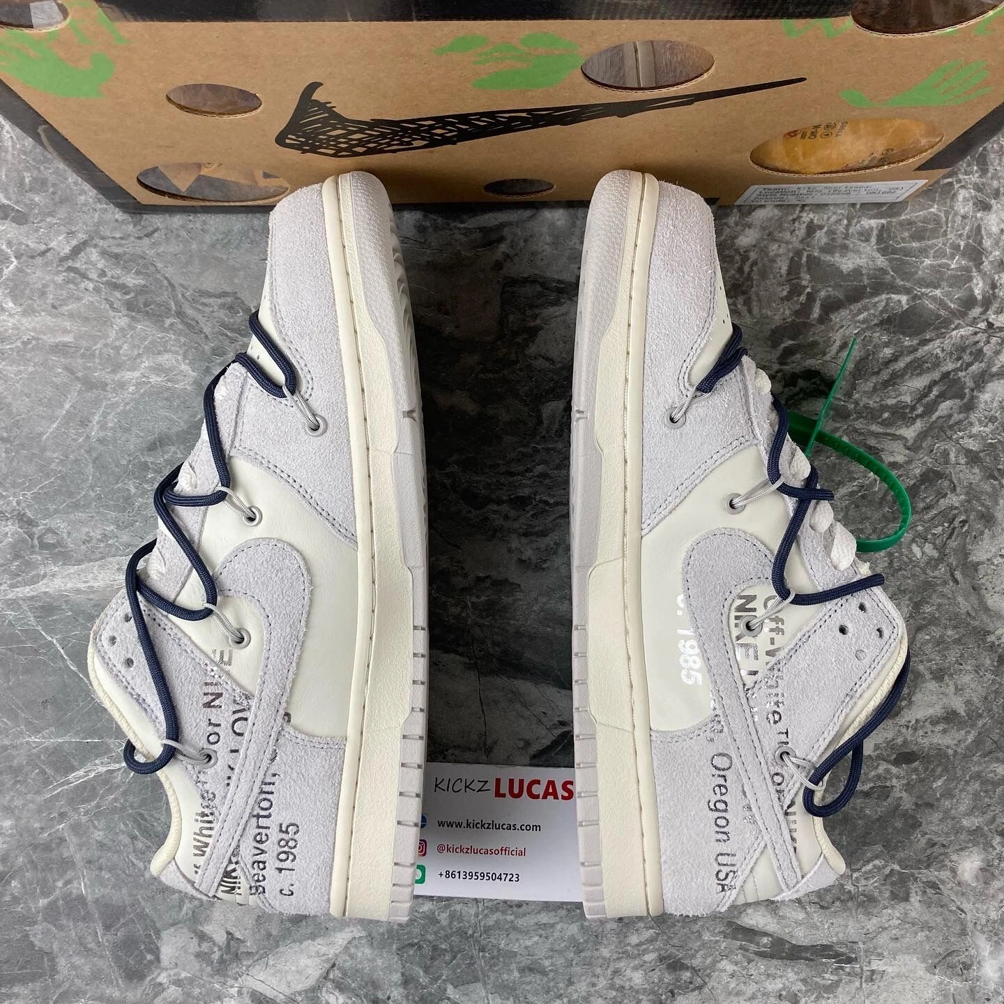 Colorful Dunk Low Off-White Lot 20 DJ0950- 433