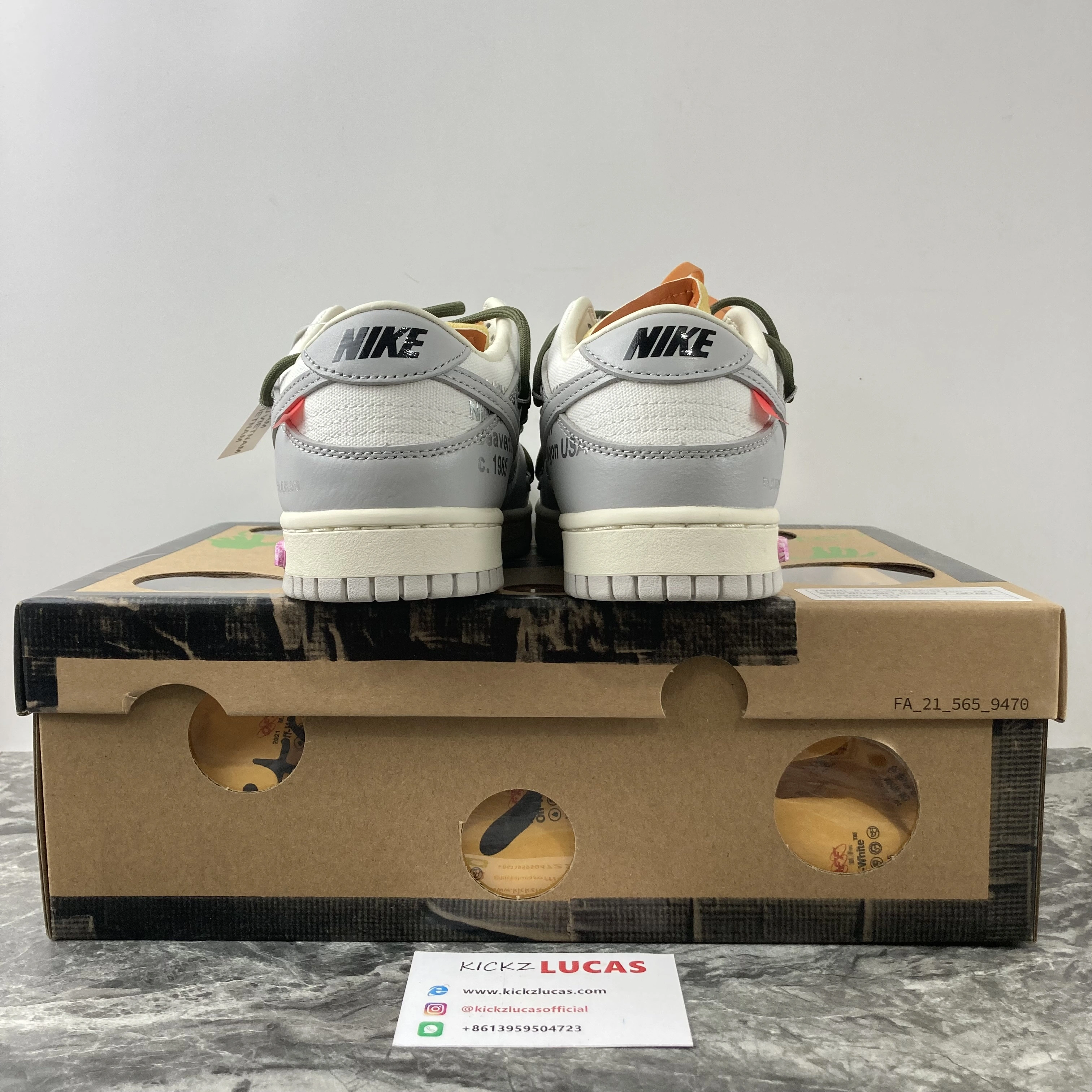 UrbanStyle Dunk Low Off-White Lot 22 DM1602- 491