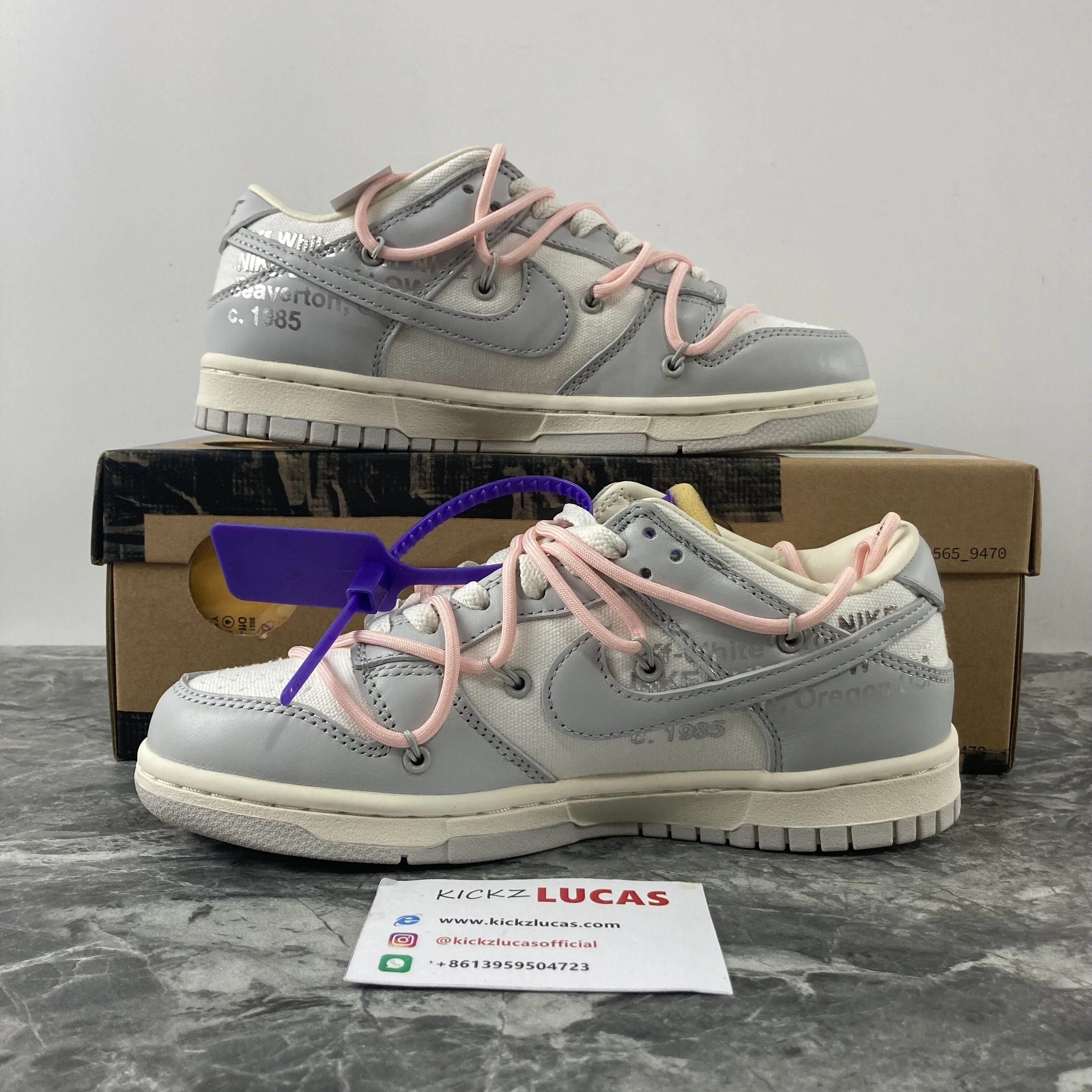 Dunk Low Off-White Lot 24 DM1602- Resilient 490