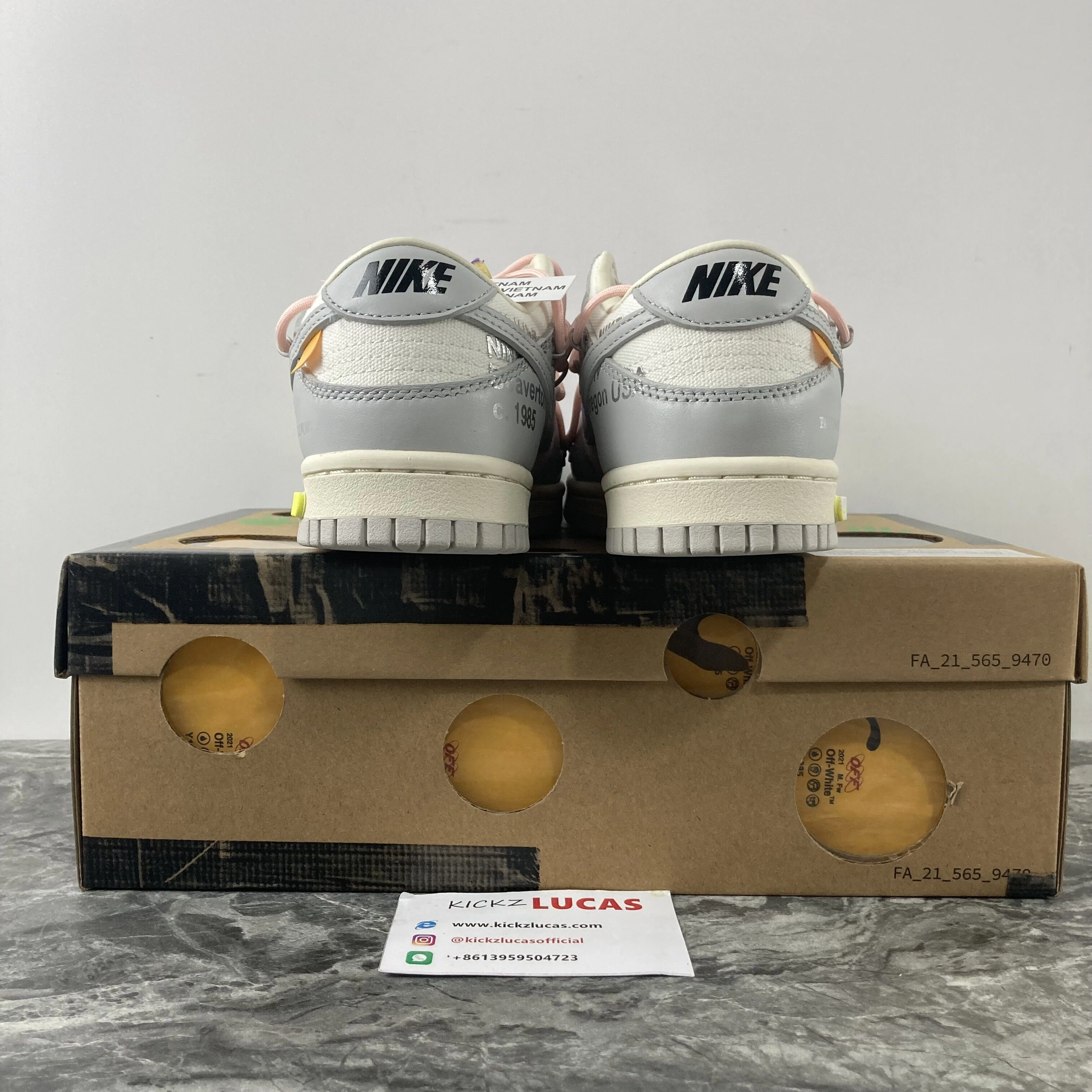 Dunk Low Off-White Lot 24 DM1602- Resilient 490
