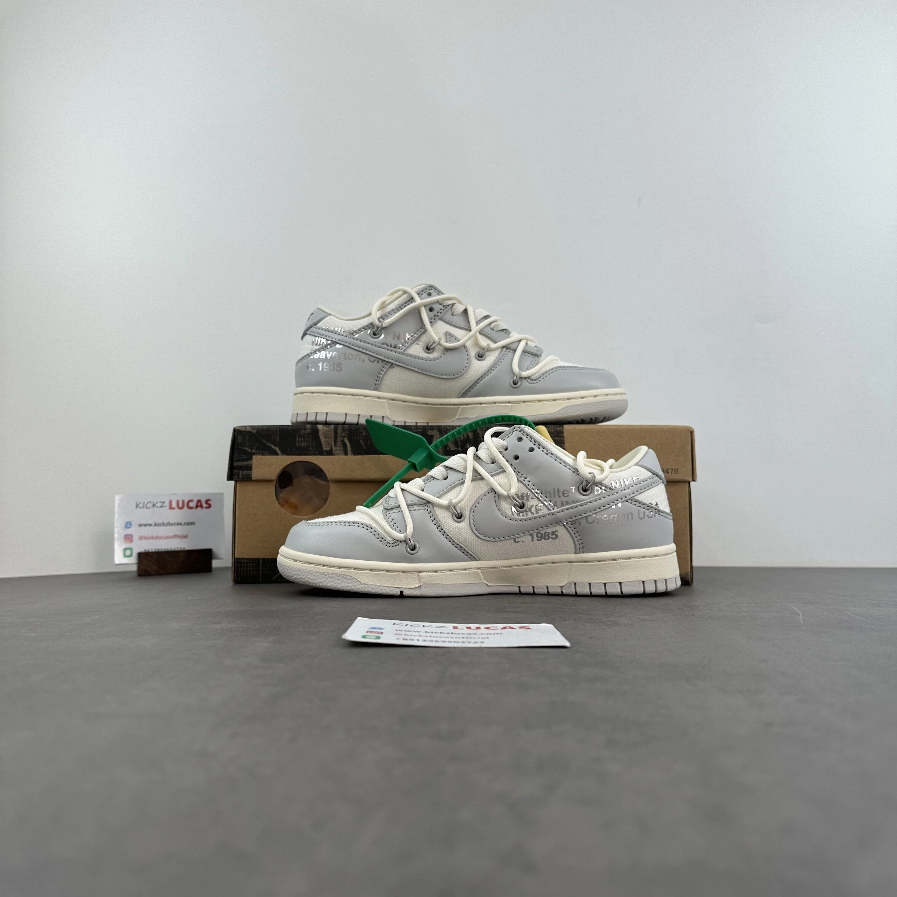 TimelessDesign Dunk Low Off-White Lot 25 DM1602- 499