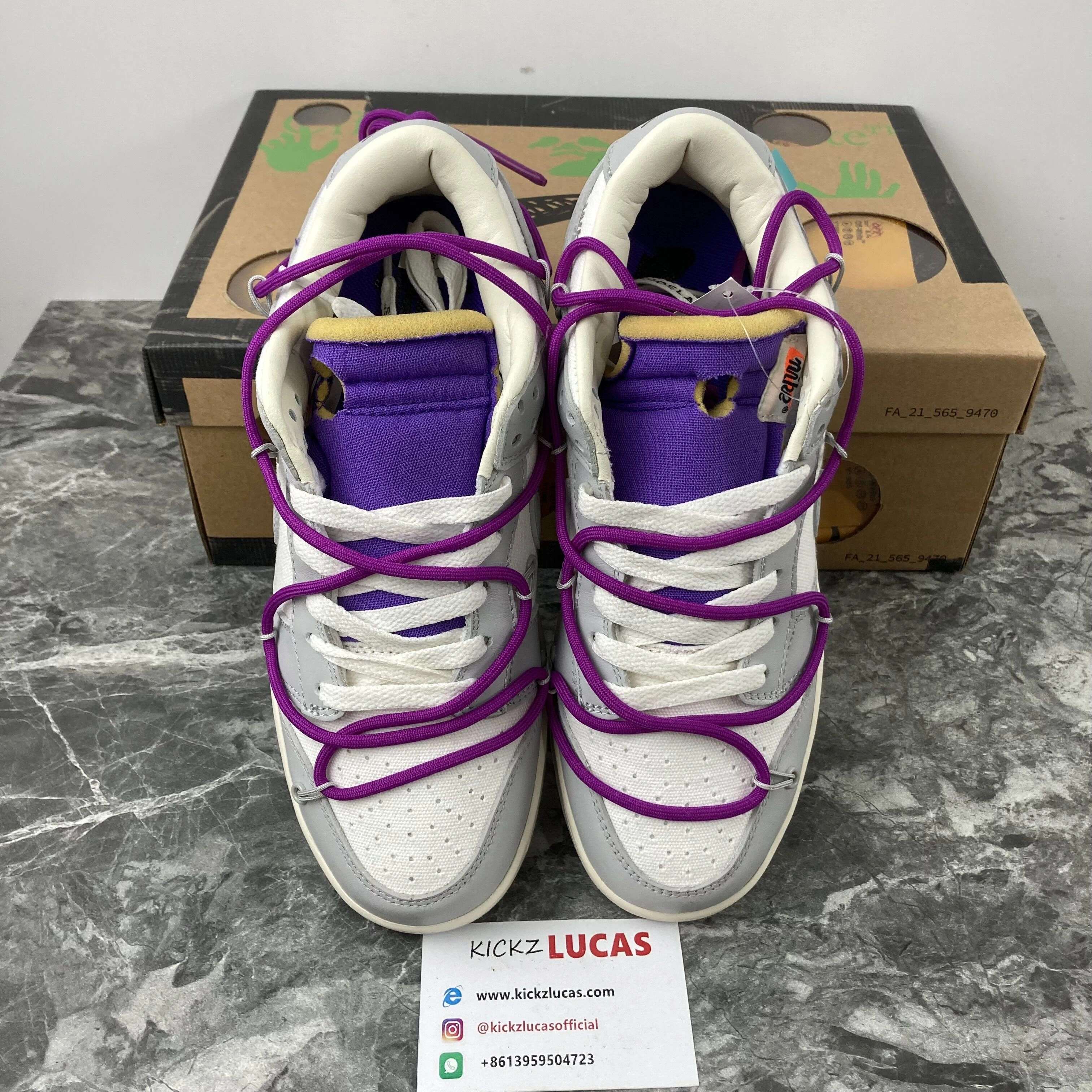 Dunk Low Off-White Lot 28 DM1602- Trendy 430