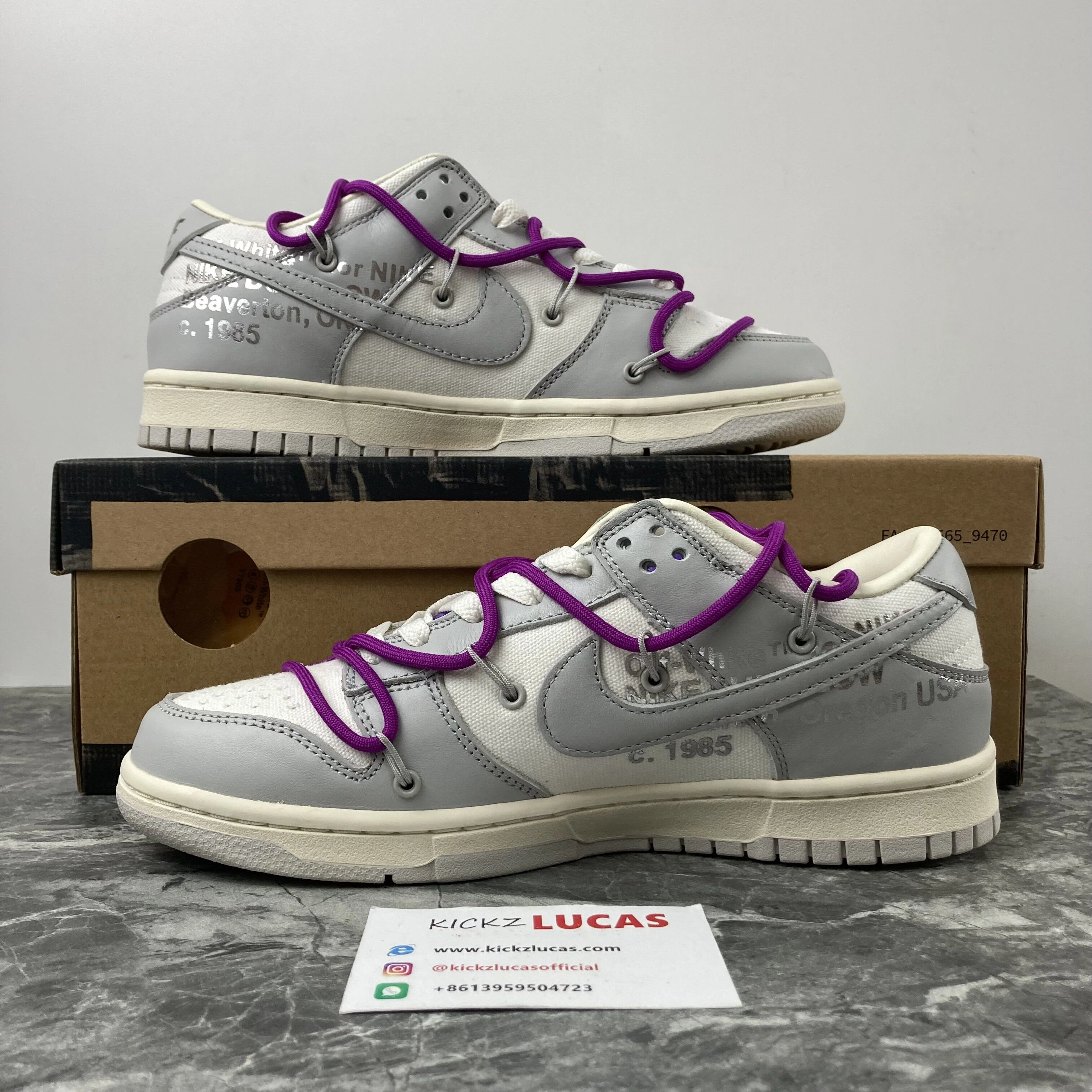 Dunk Low Off-White Lot 28 DM1602- Trendy 430