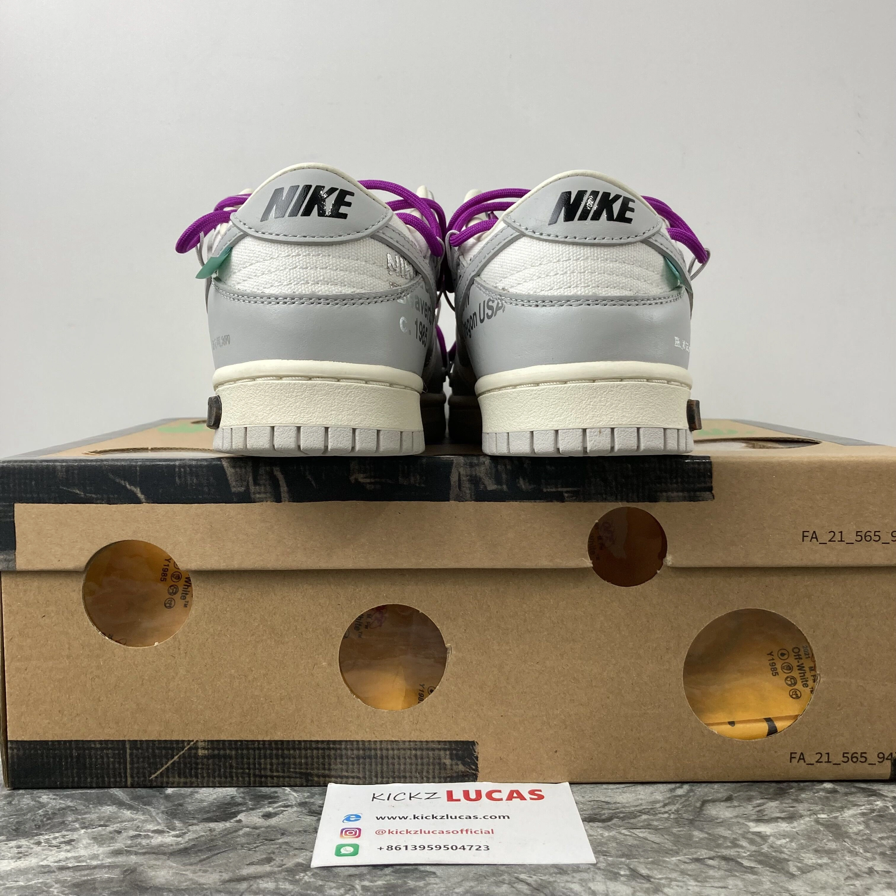 Dunk Low Off-White Lot 28 DM1602- Trendy 430