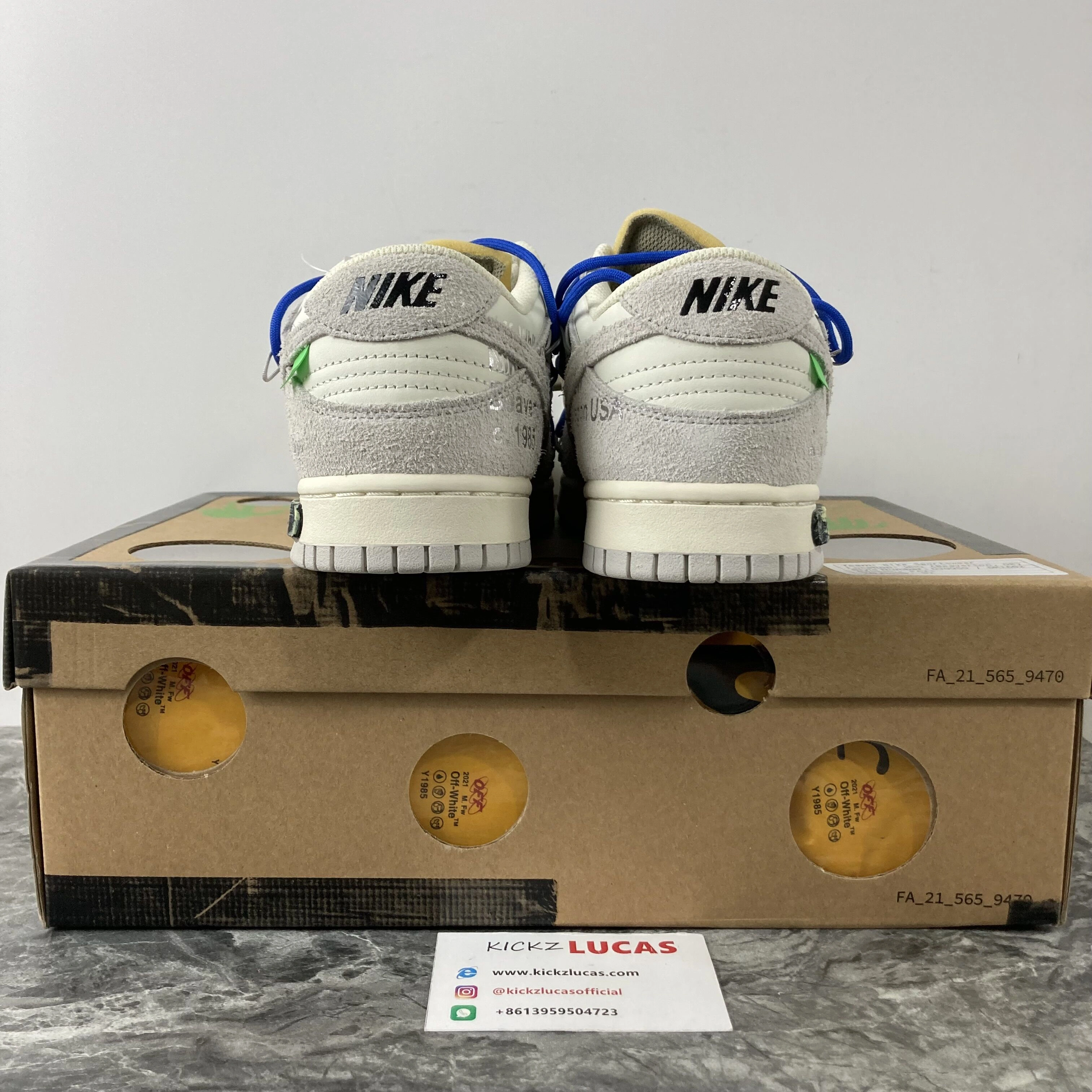 Dunk Low Off-White Lot 32 DJ0950- FreshLook 473