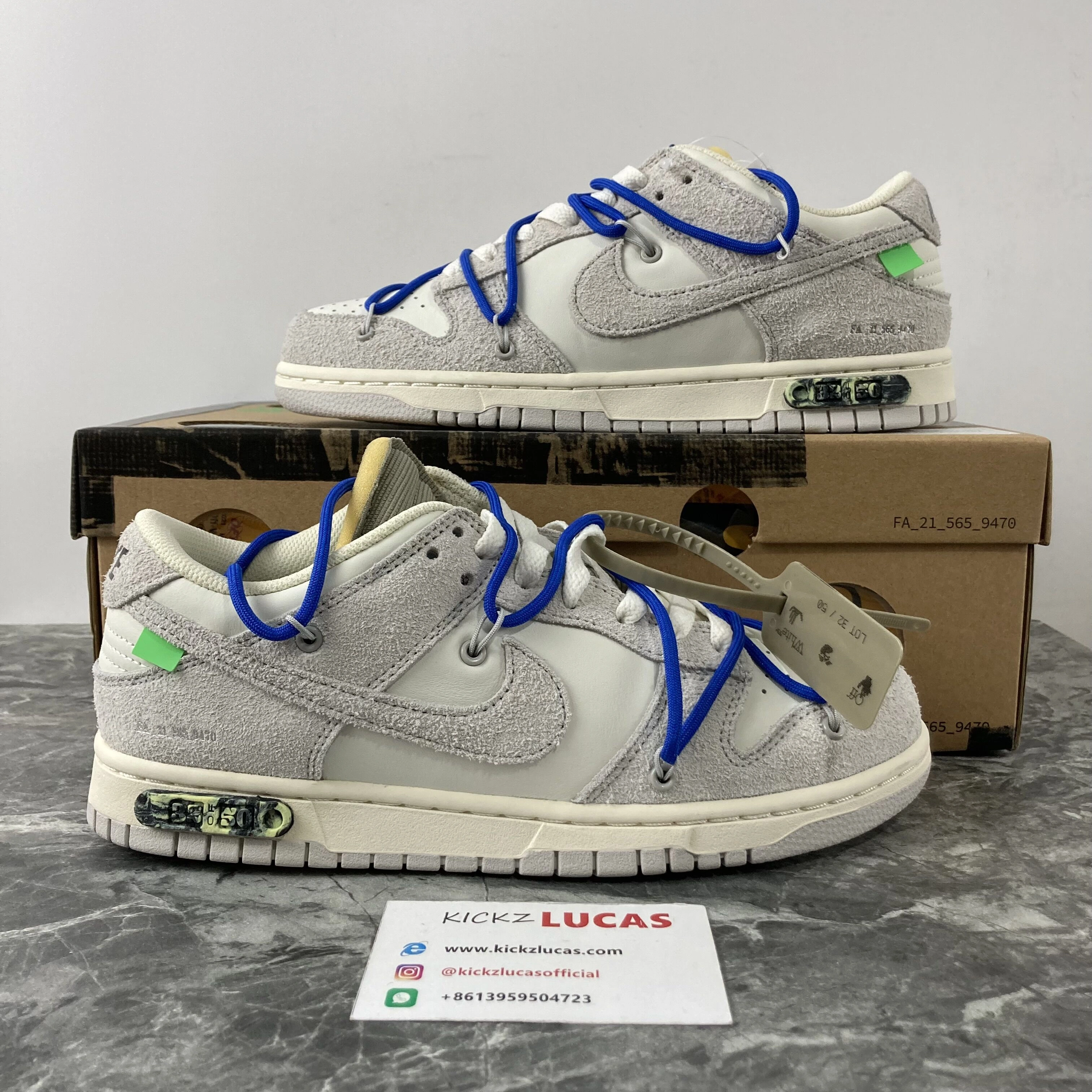 Dunk Low Off-White Lot 32 DJ0950- FreshLook 473