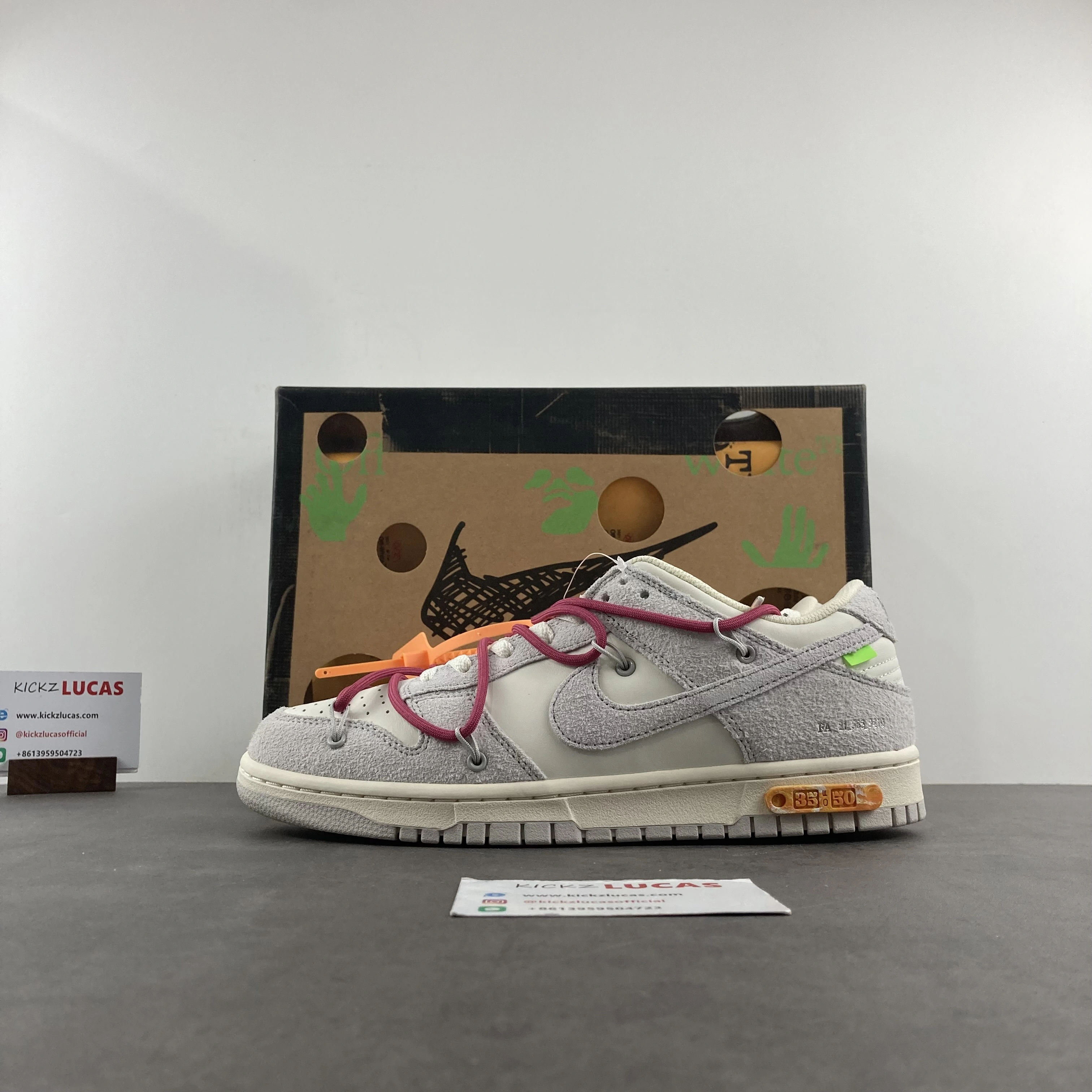 Dunk Low Off-White Lot 35 DJ0950- Reliable 444