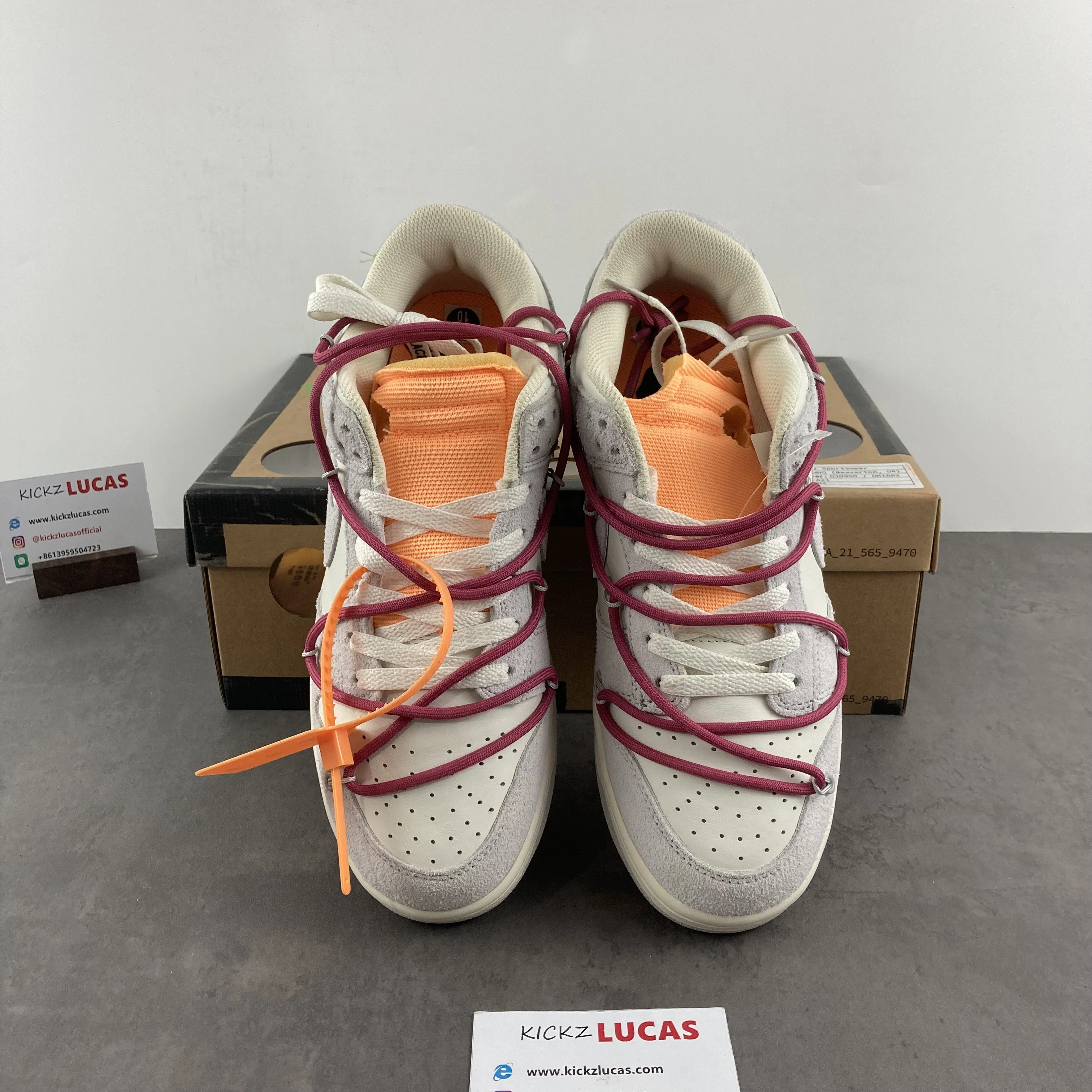 Dunk Low Off-White Lot 35 DJ0950- Reliable 444