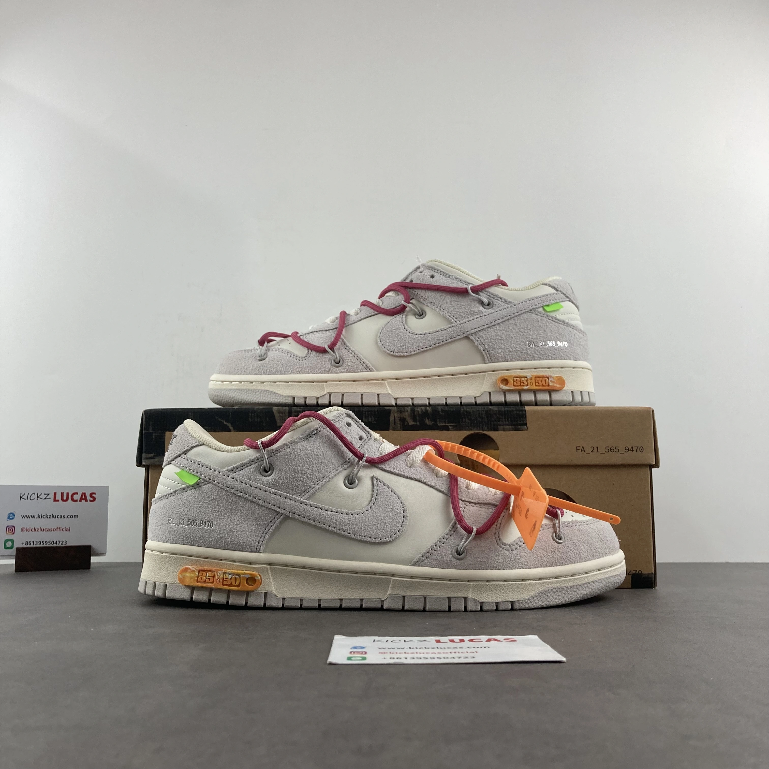 Dunk Low Off-White Lot 35 DJ0950- Reliable 444
