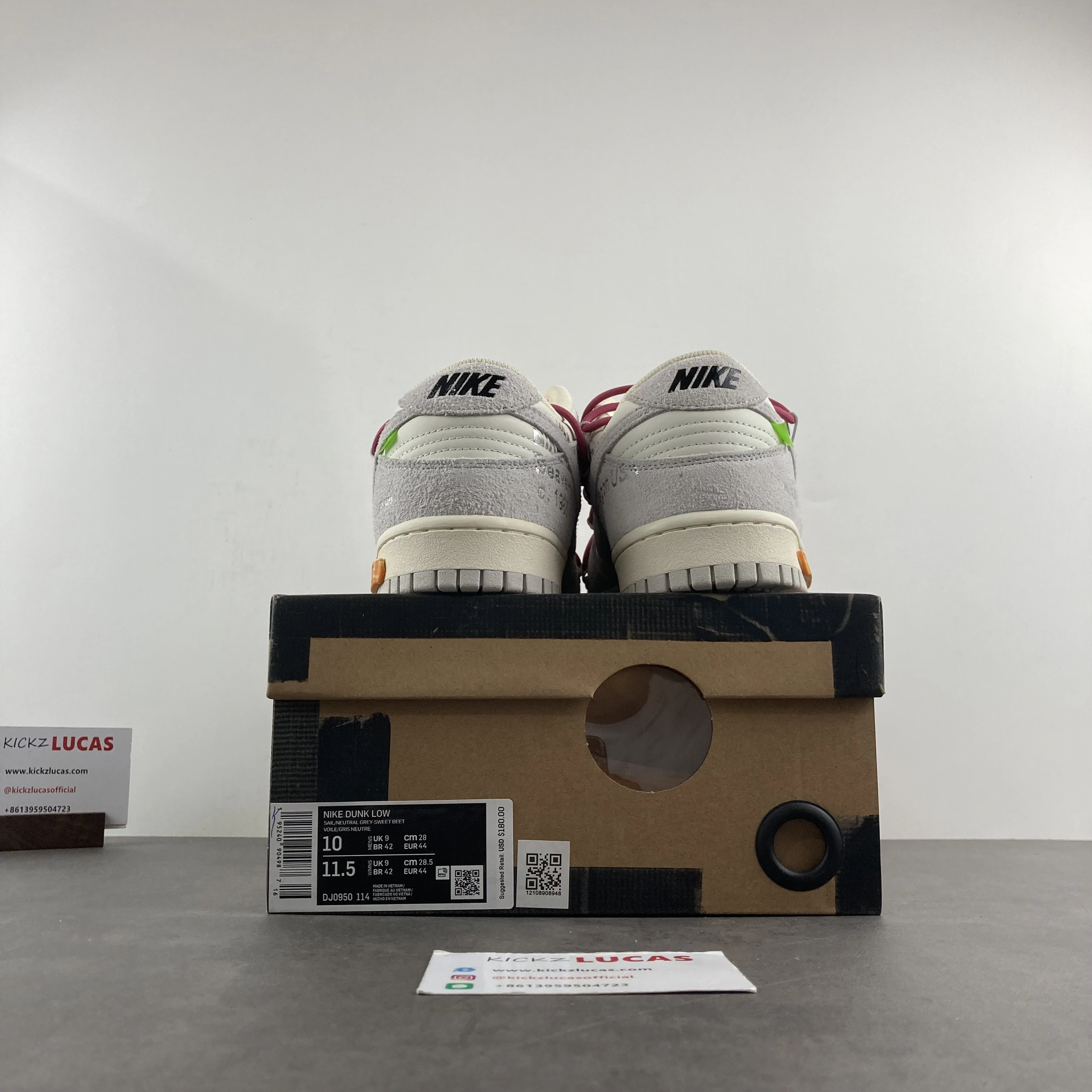 Dunk Low Off-White Lot 35 DJ0950- Reliable 444