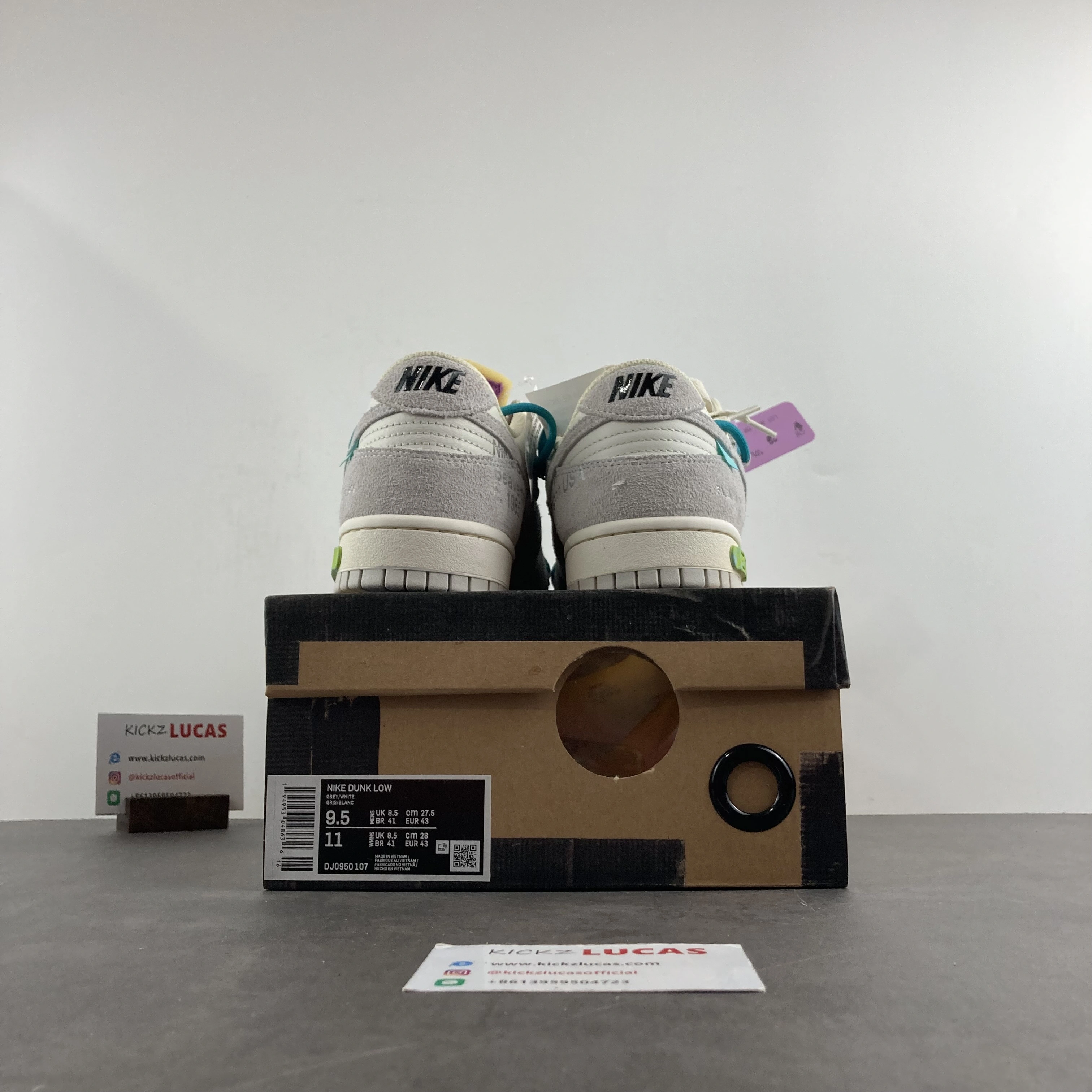Modern Dunk Low Off-White Lot 36 DJ0950- 494