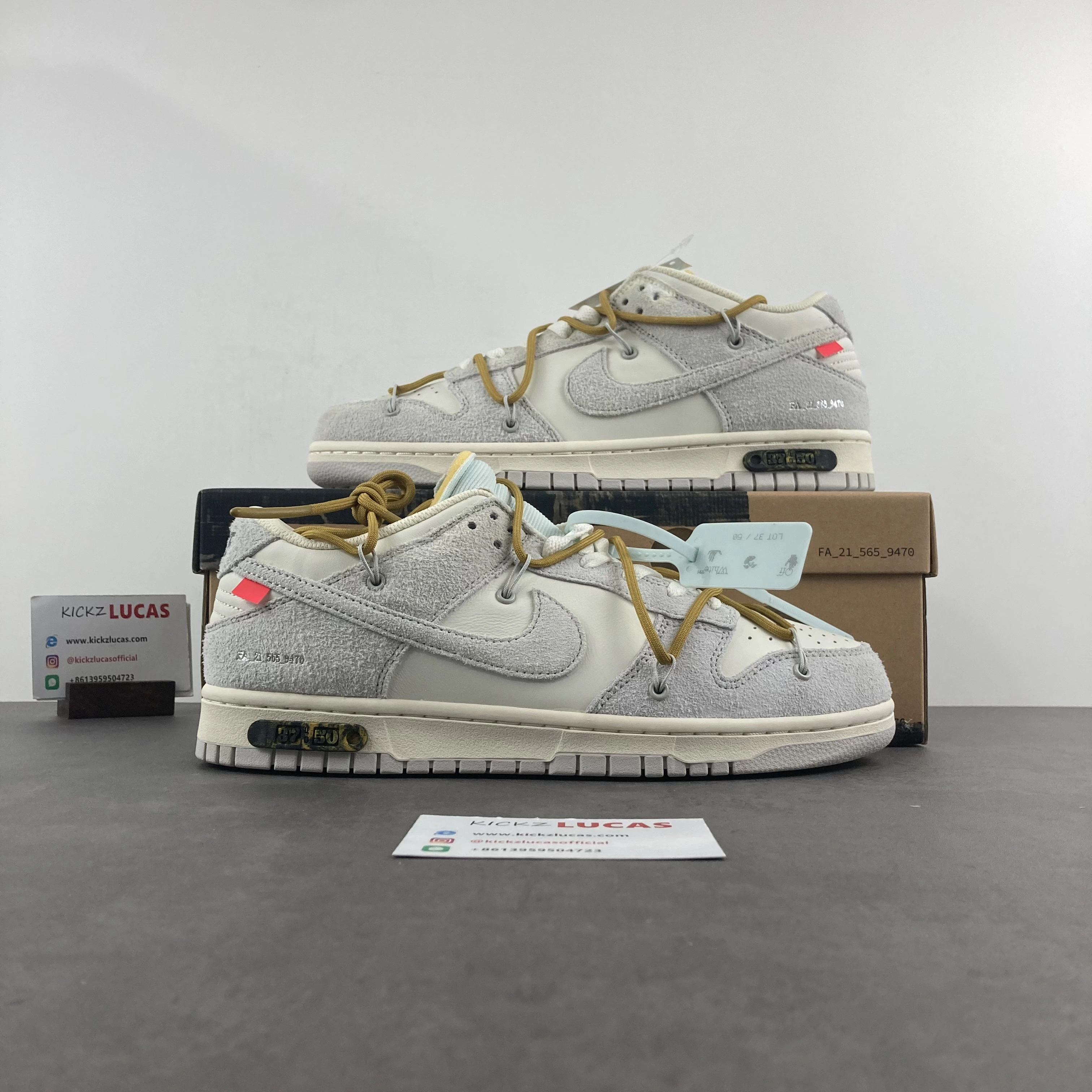 Dunk Low Off-White Lot 37 DJ0950- Flexible 439