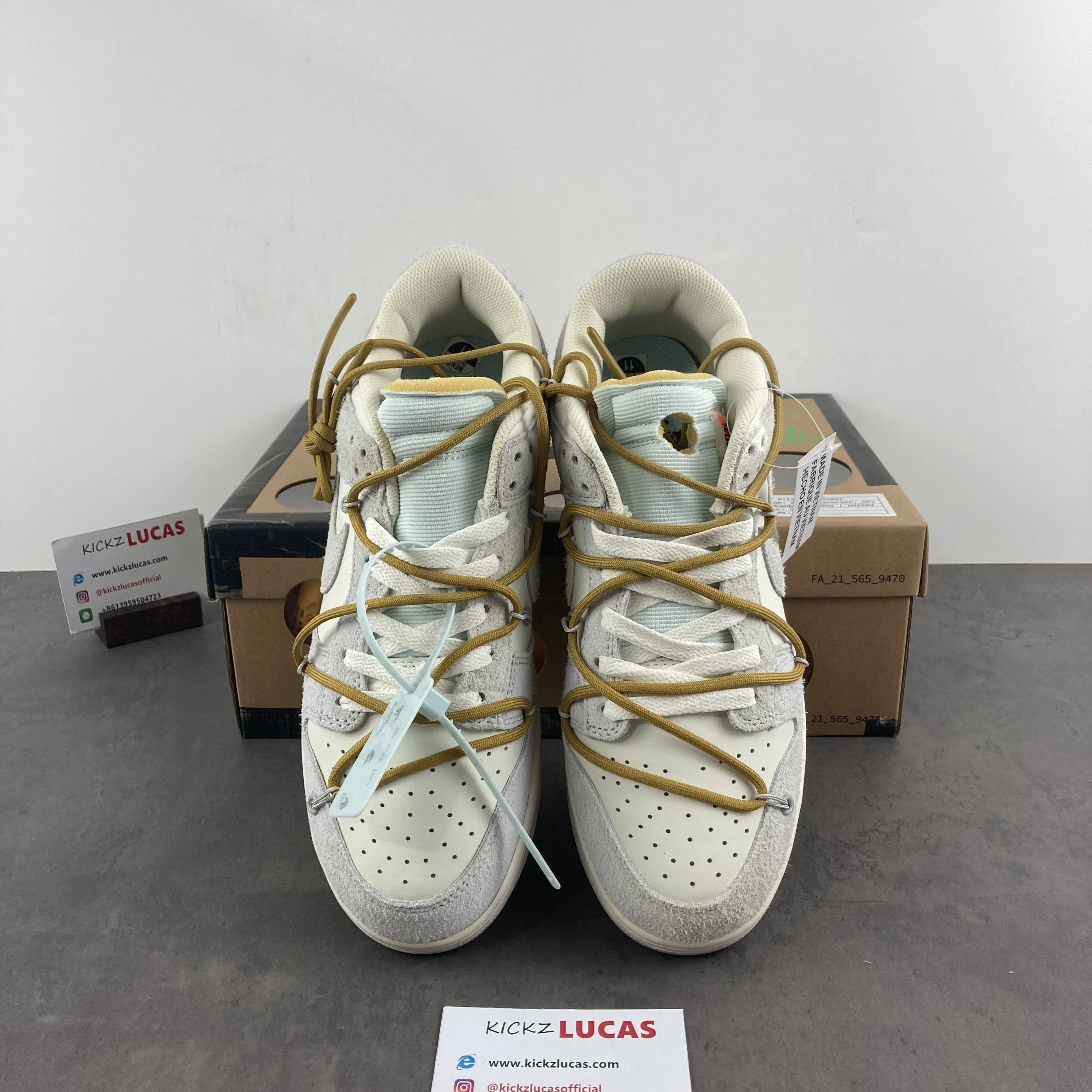 Dunk Low Off-White Lot 37 DJ0950- Flexible 439