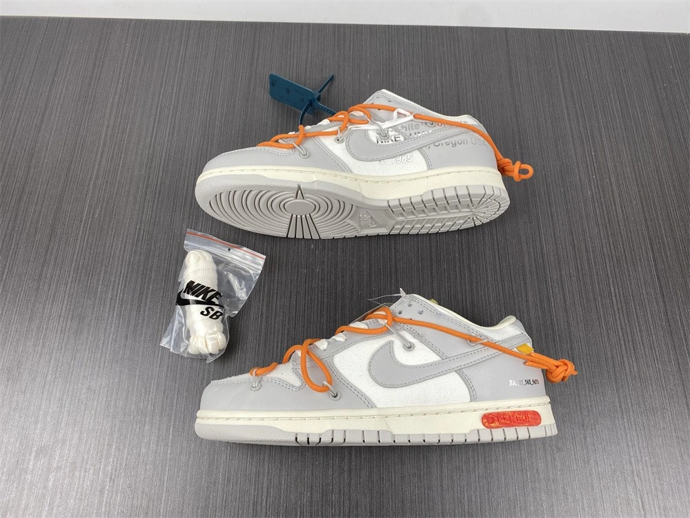 Dunk Low Off-White Lot 44 DM1602- Breathable 435