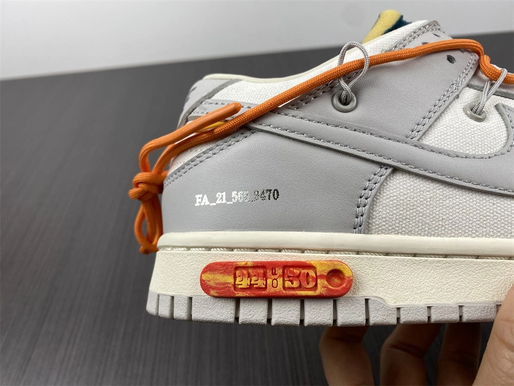Dunk Low Off-White Lot 44 DM1602- Breathable 435