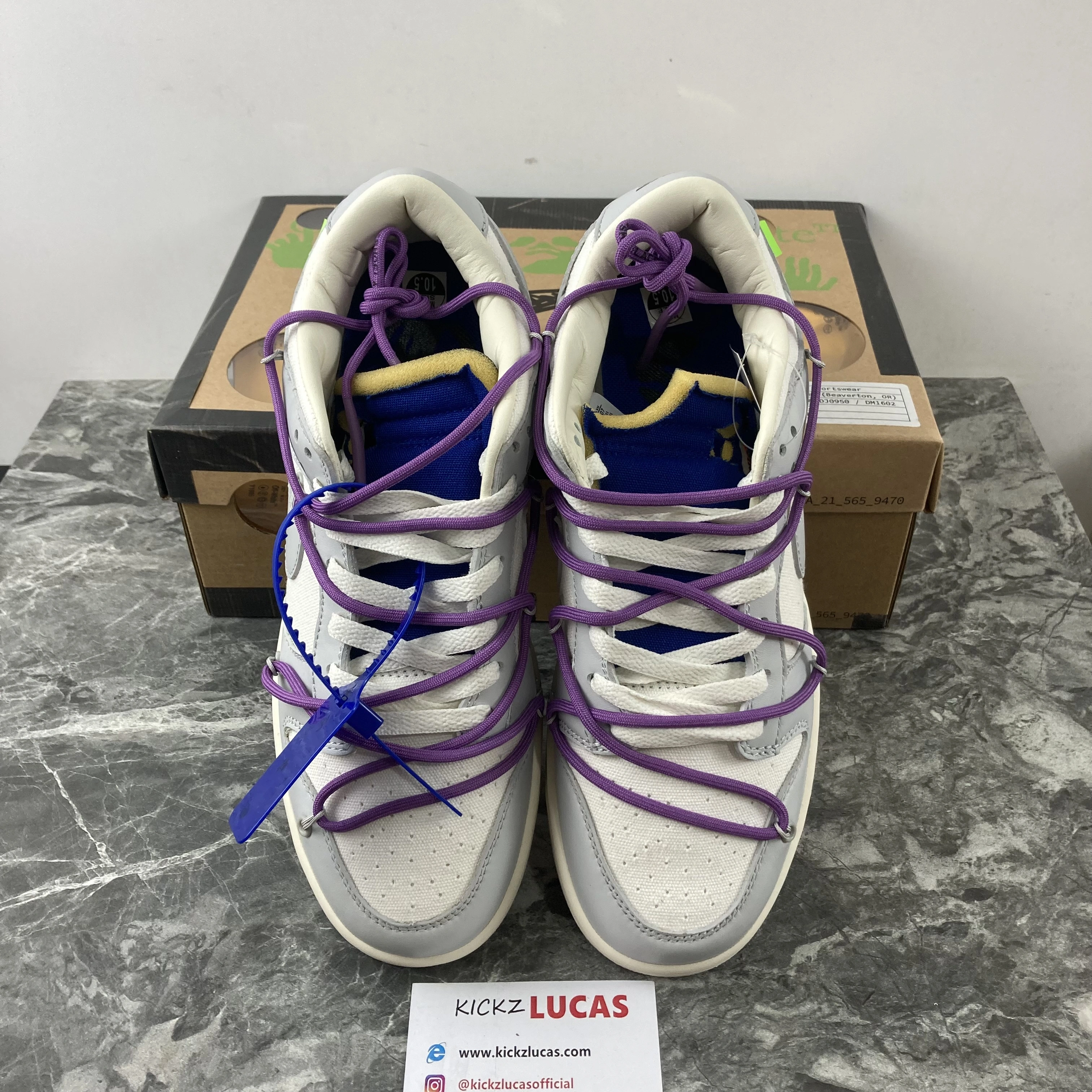 Dunk Low Off-White Lot 48 DM1602- Sporty 478